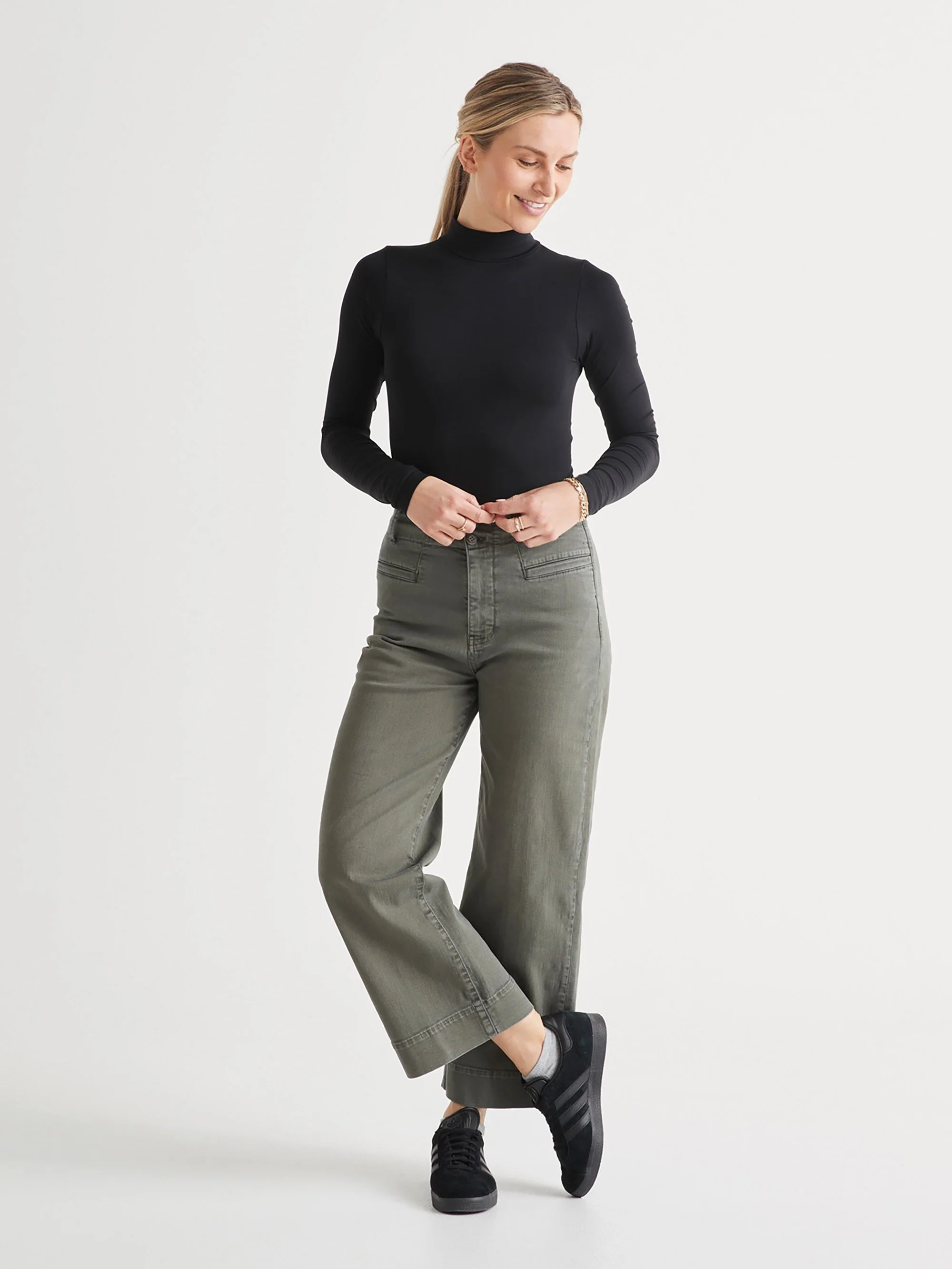 Duer Womens LuxTwill High Rise Trousers - Image 8