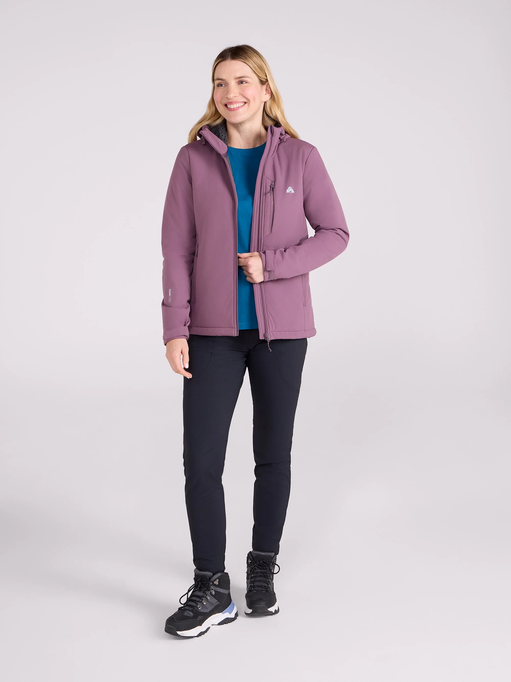 EMS Charleston Womens Sherpa Lined Softshell Jacket - Image 12