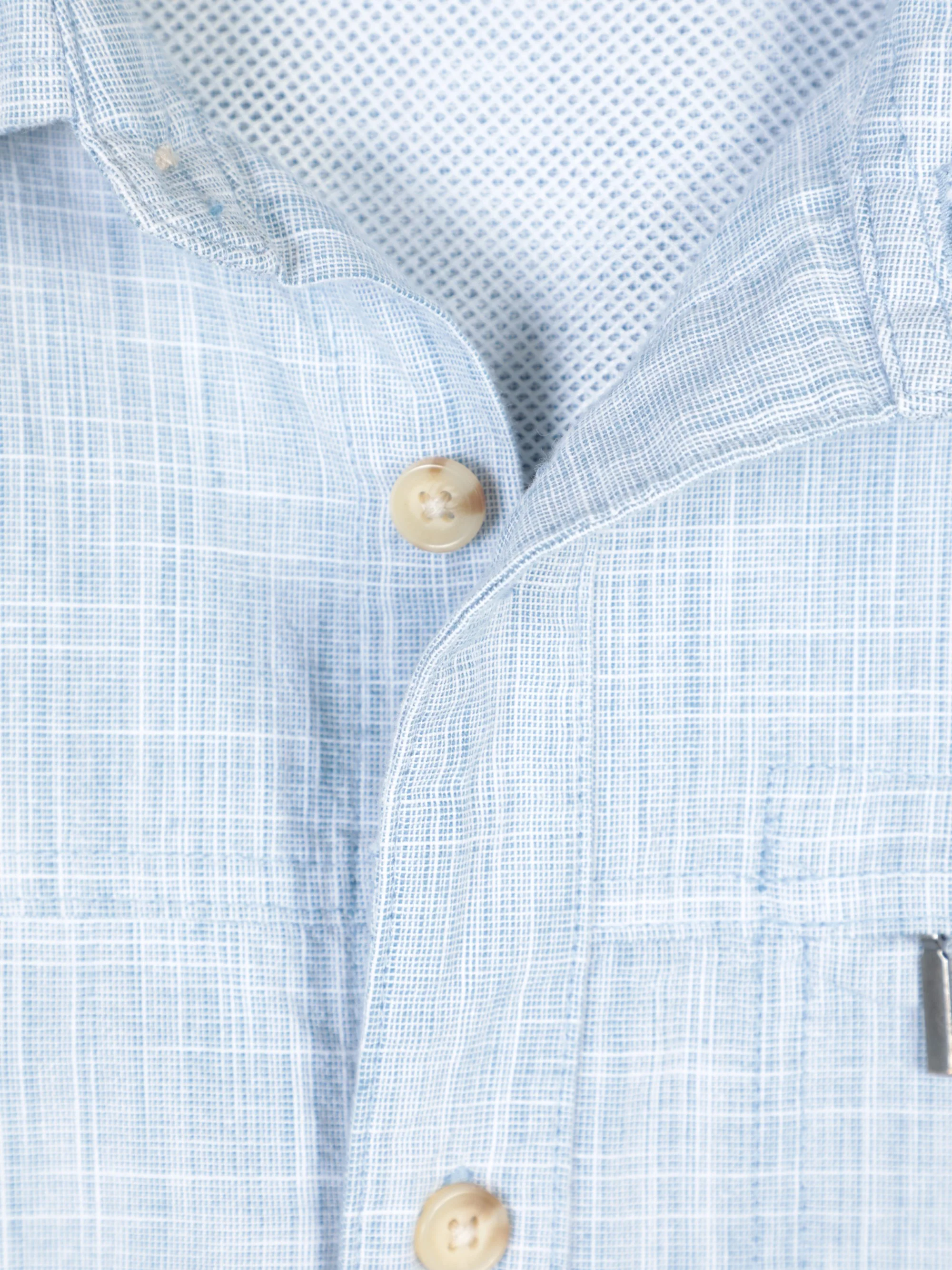 EMS Coconut Slub Mens Texture Short-Sleeve Shirt - Image 4