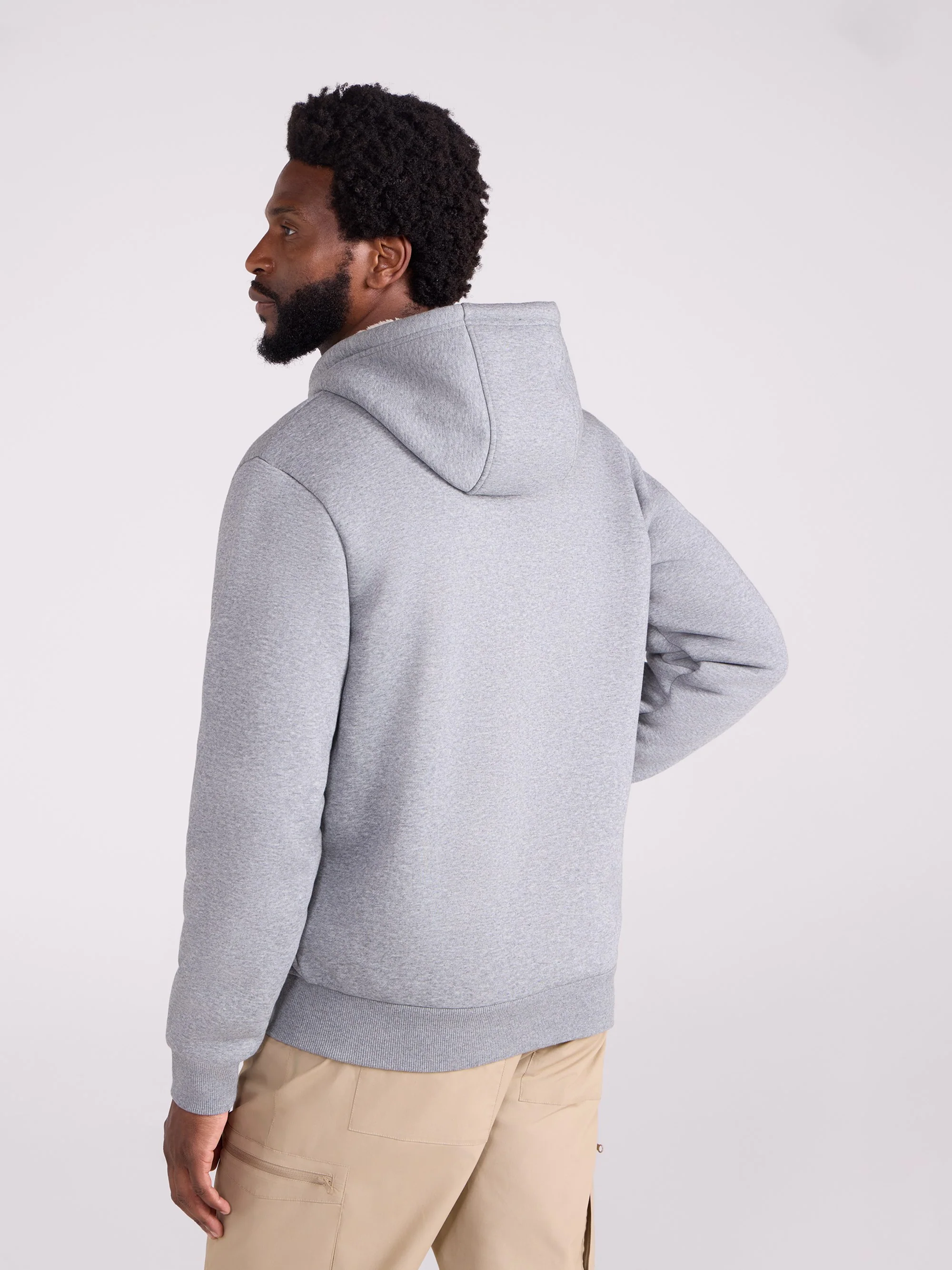 EMS Dalton Mens Borg Lined Hoodie - Image 3
