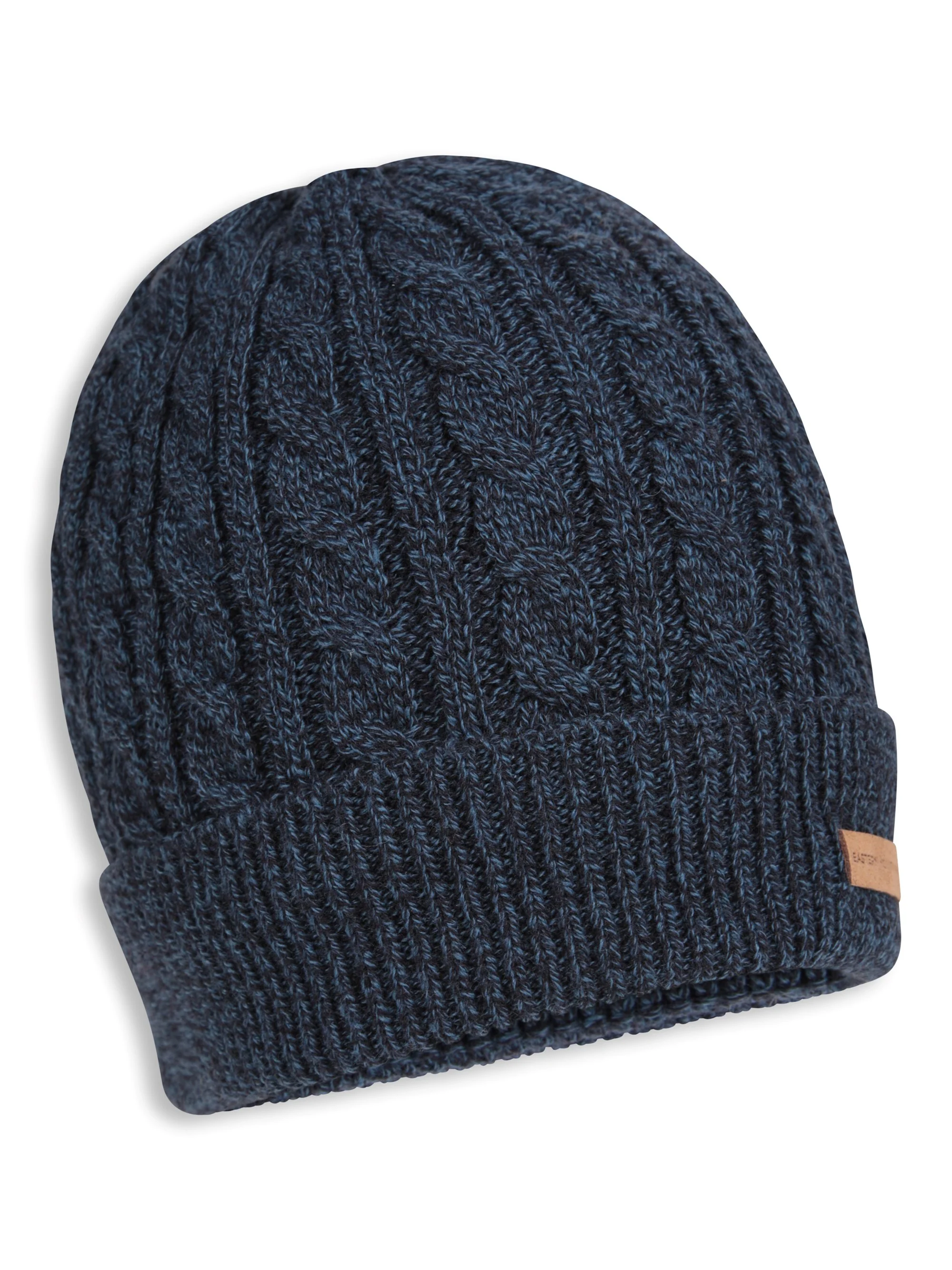 EMS Drew Mens Fur Lined Cable Beanie - Image 12