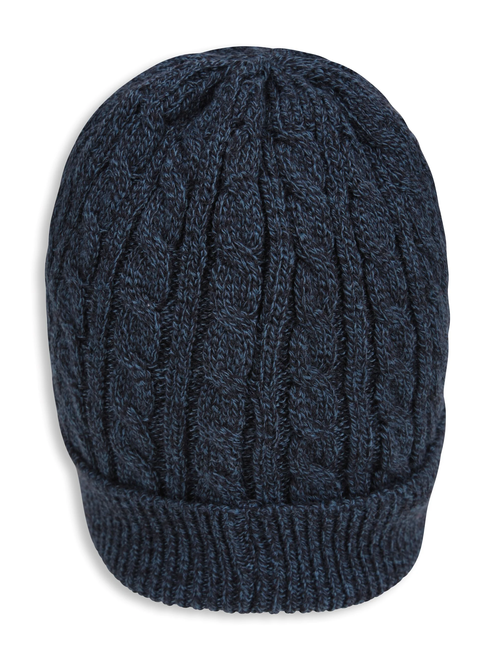 EMS Drew Mens Fur Lined Cable Beanie - Image 14