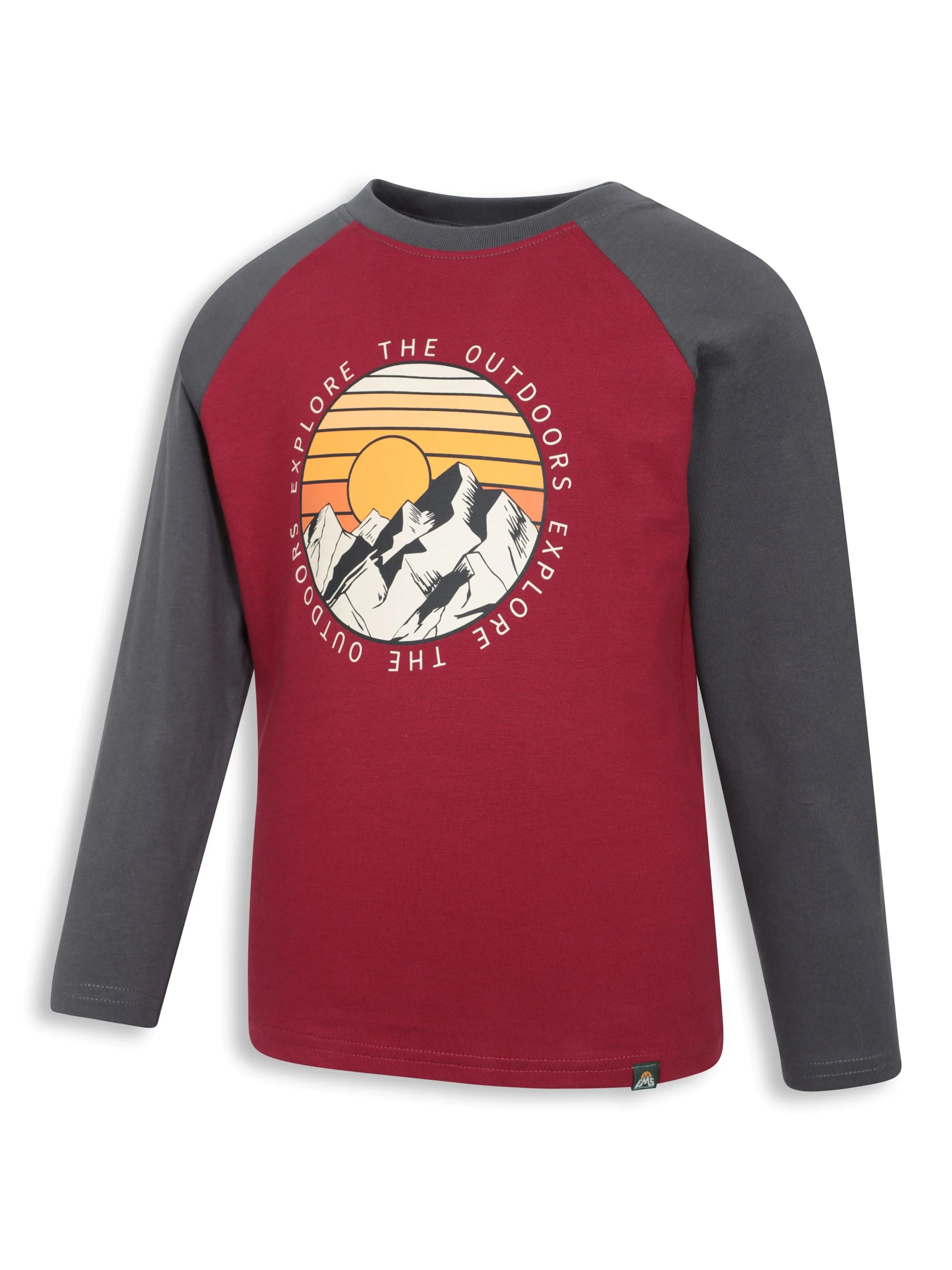 EMS Explore Mountains Kids Long Sleeve T-Shirt - Image 4
