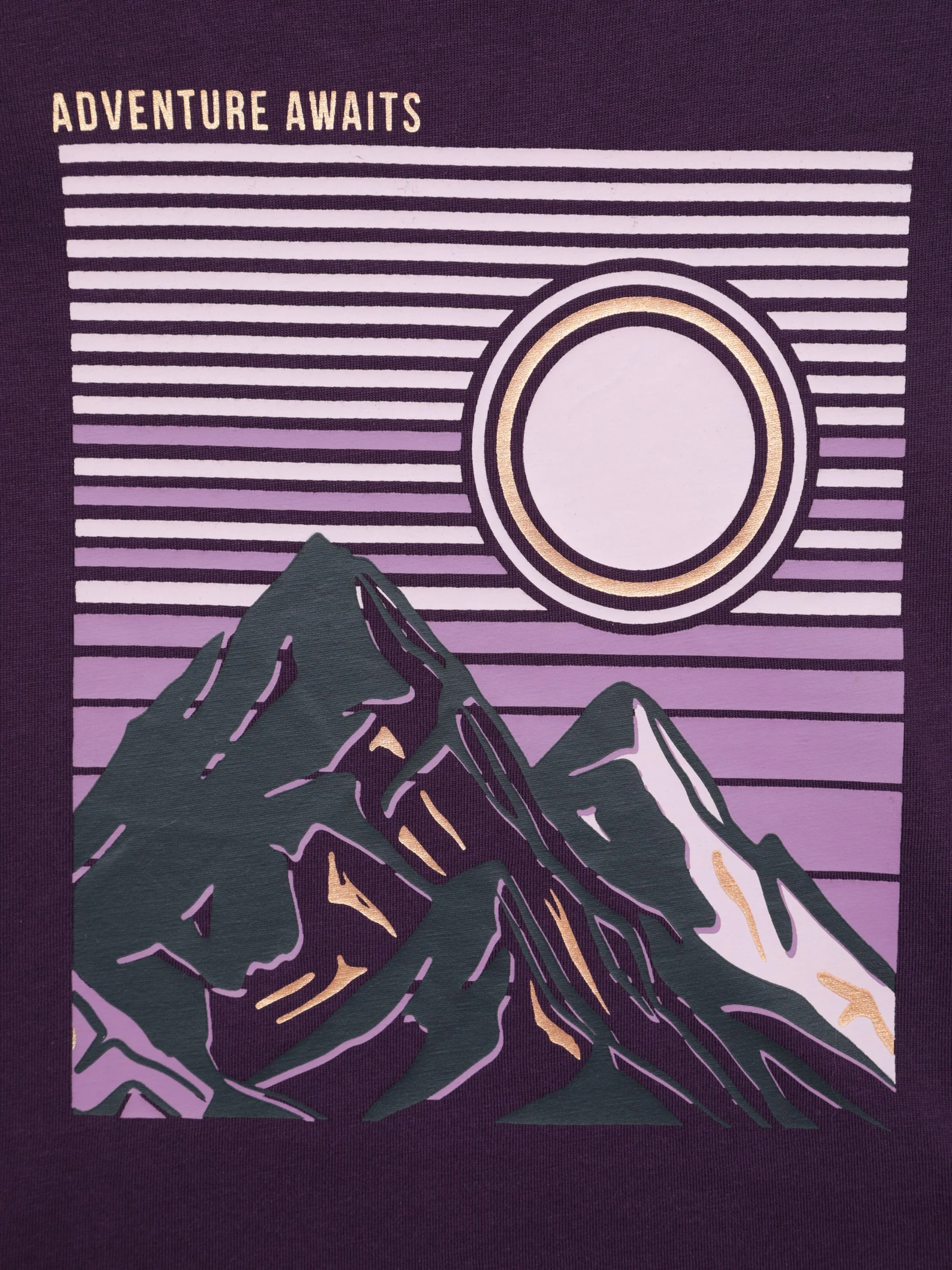 EMS Gold Foil Mountain Kids Printed Tee - Image 6