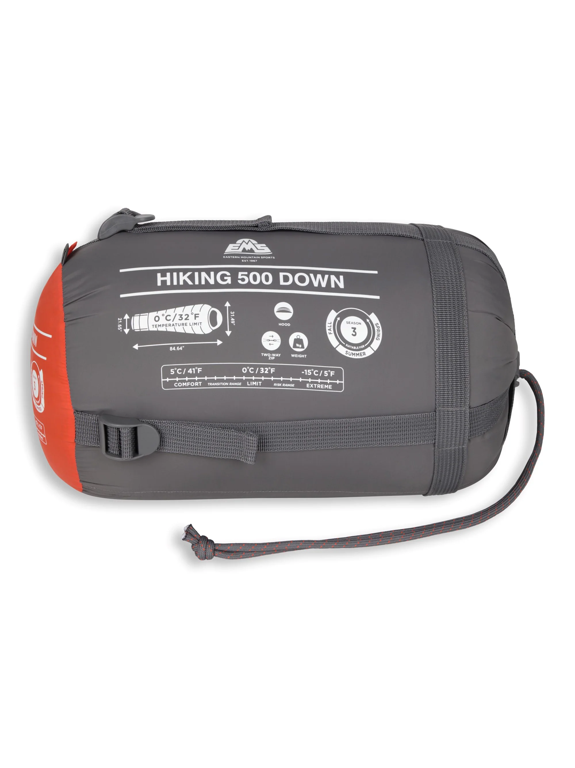 EMS Hiking 500 Down Sleeping Bag - Image 6
