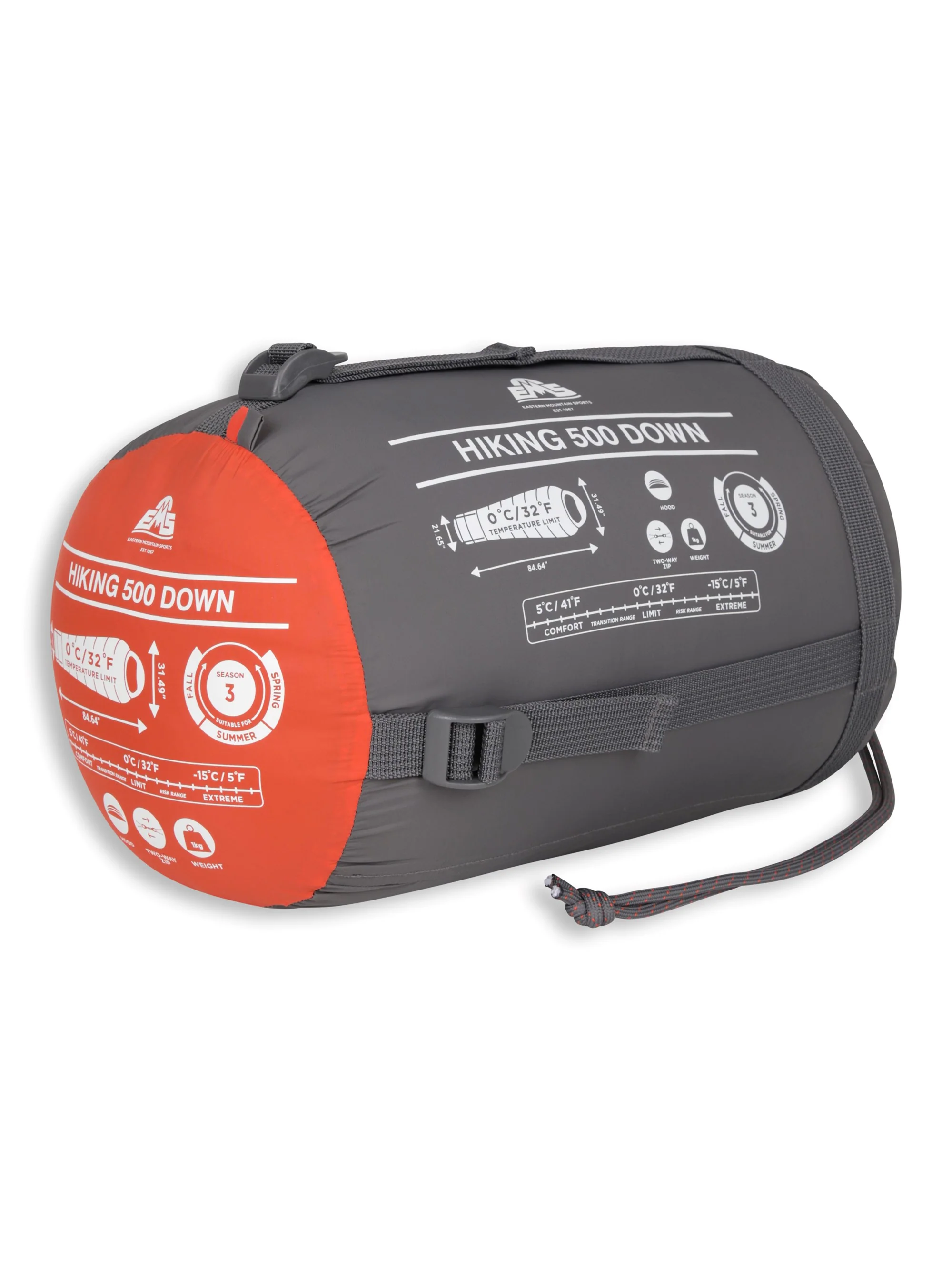 EMS Hiking 500 Down Sleeping Bag - Image 7