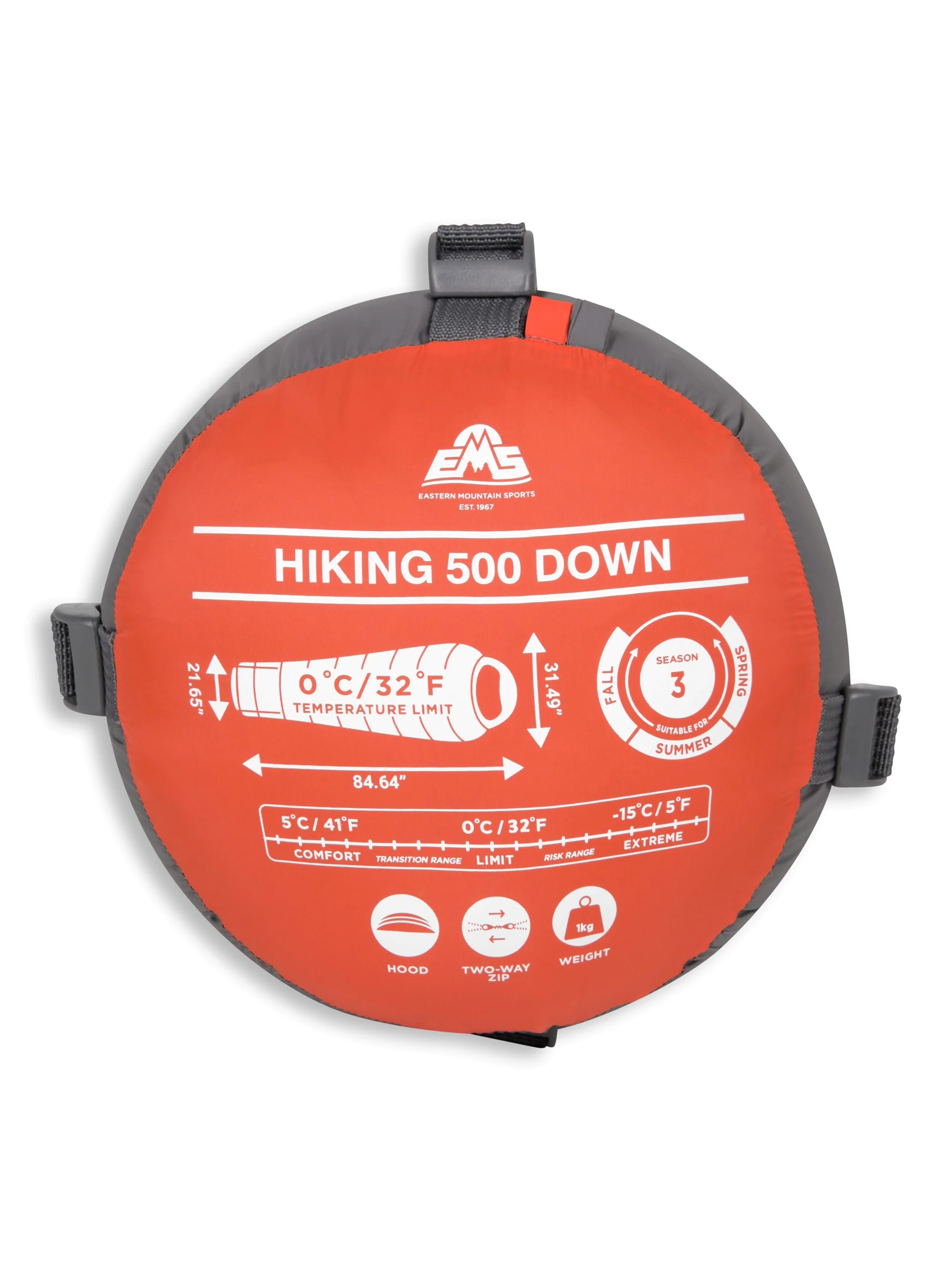 EMS Hiking 500 Down Sleeping Bag - Image 8