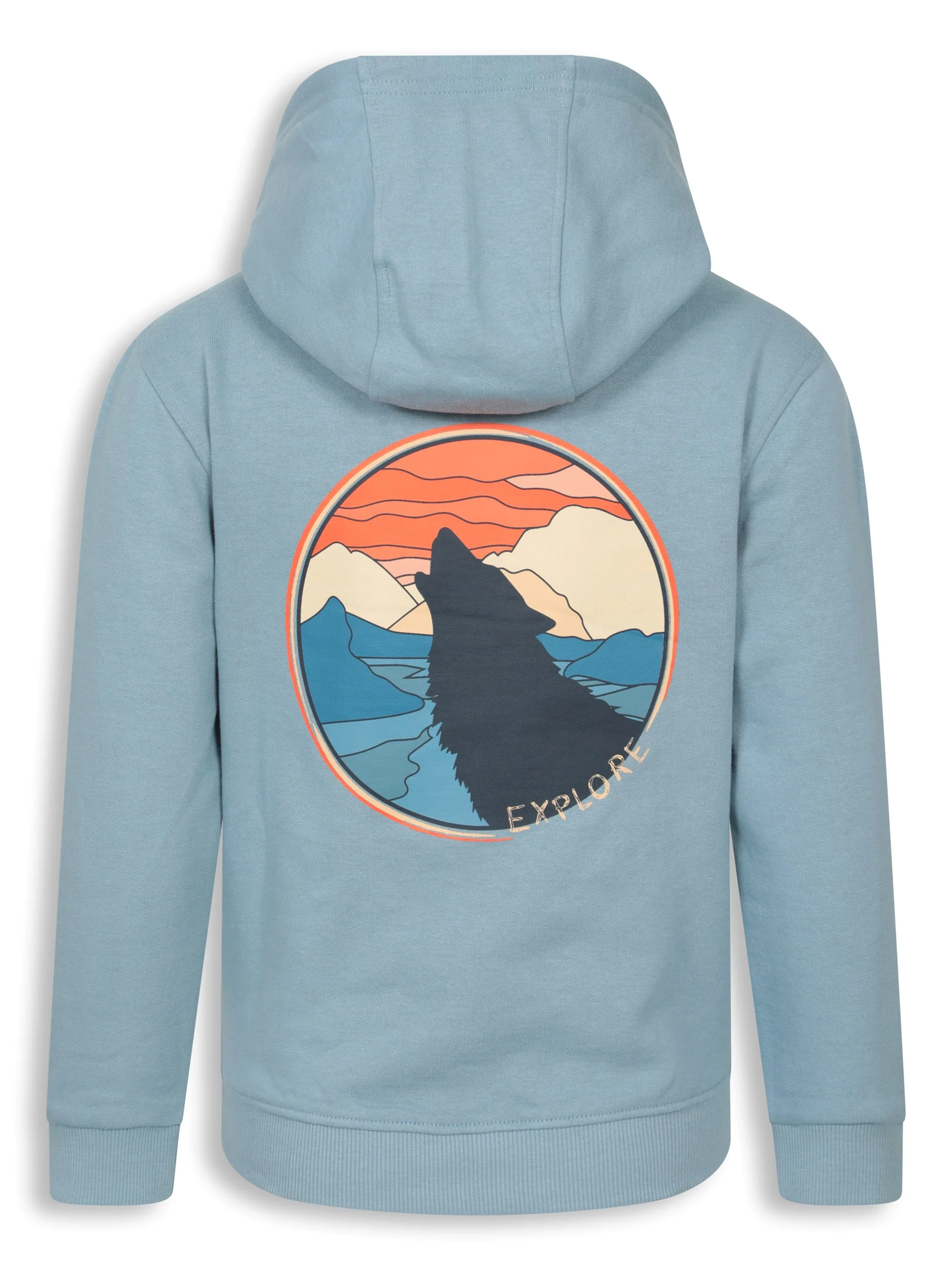 EMS Howling Wolf Kids Hoodie - Image 3