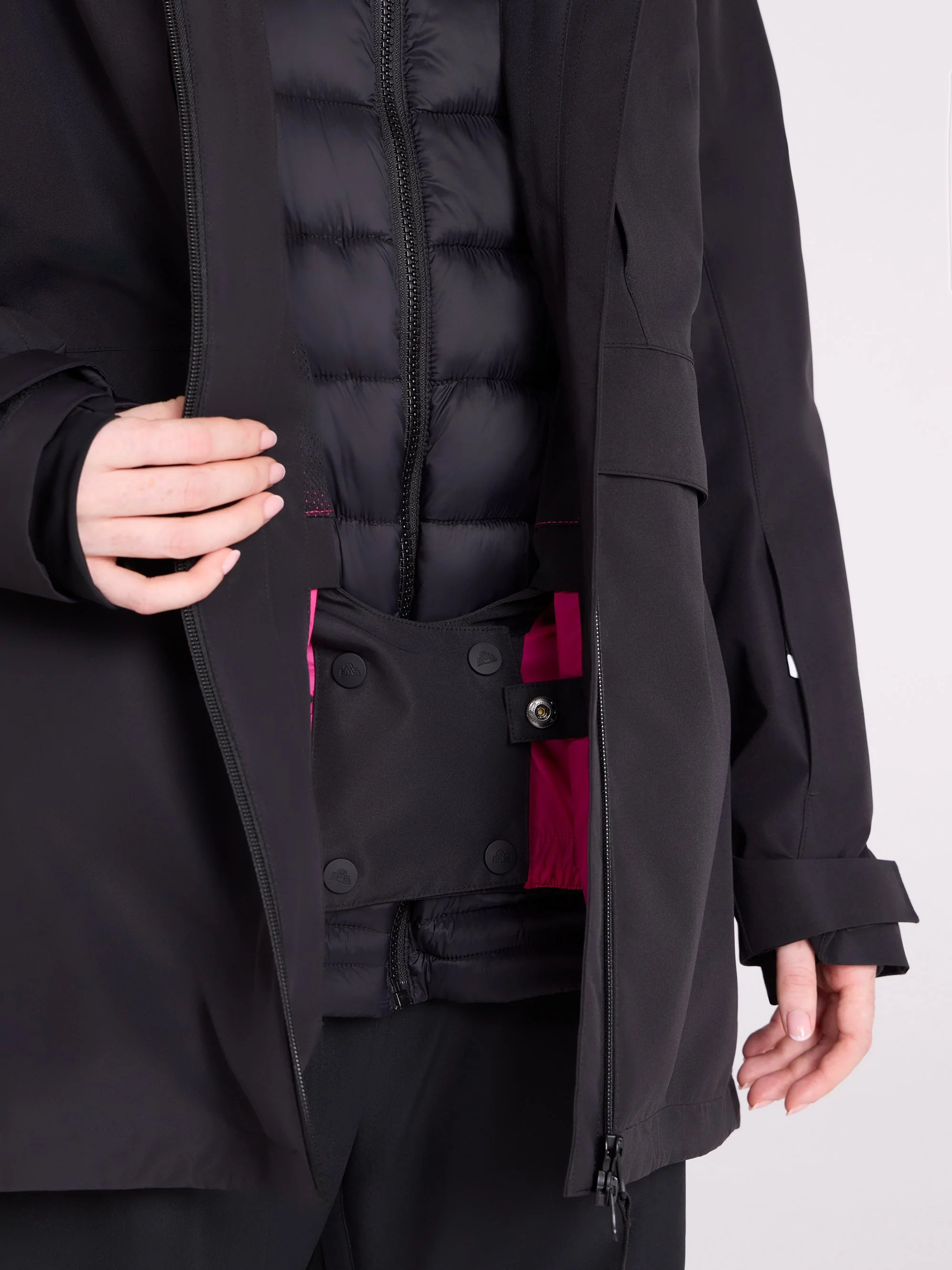 EMS Infinity Womens 3 in 1 Waterproof Ski Jacket - Image 4
