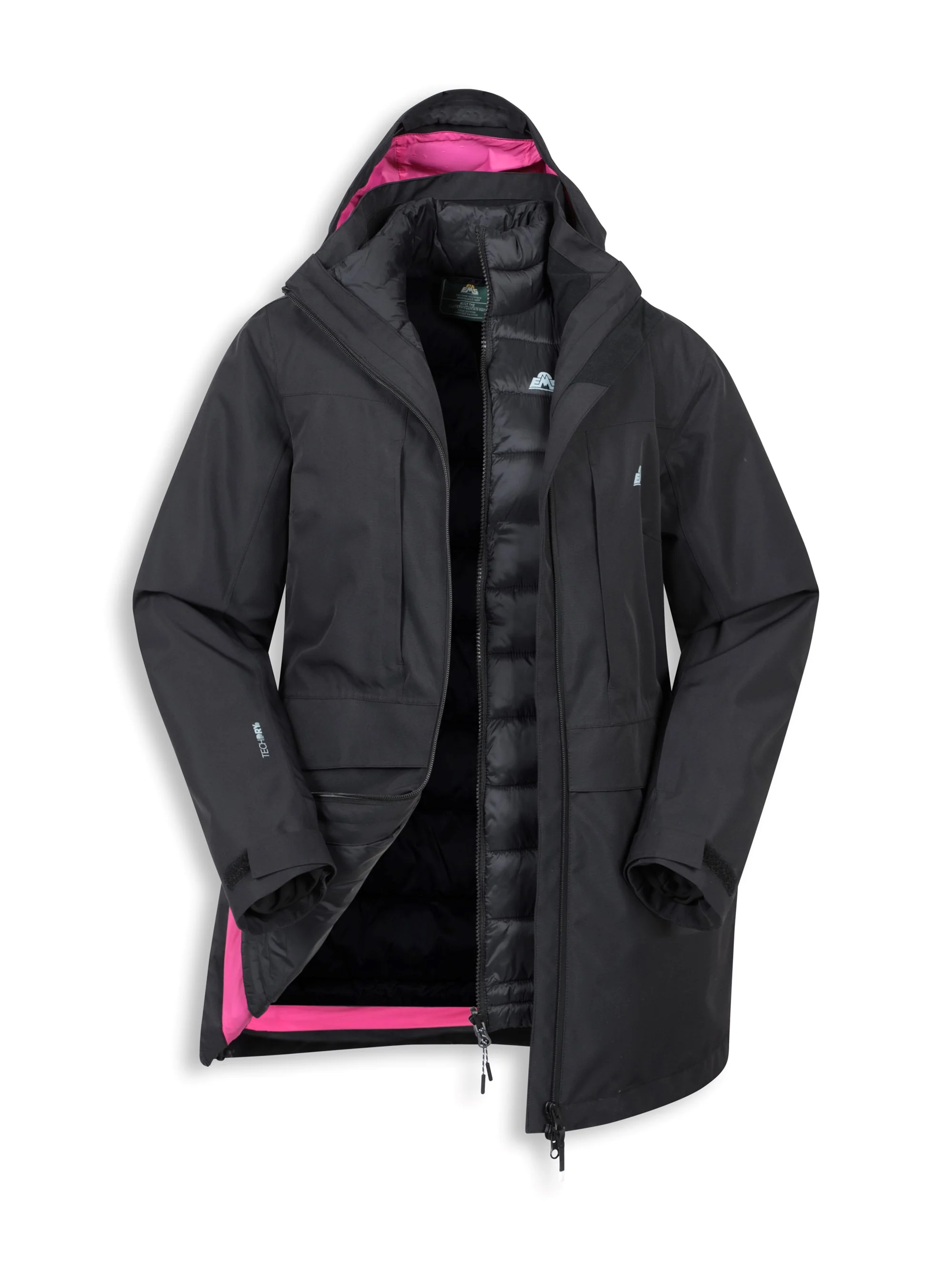 EMS Infinity Womens 3 in 1 Waterproof Ski Jacket - Image 6
