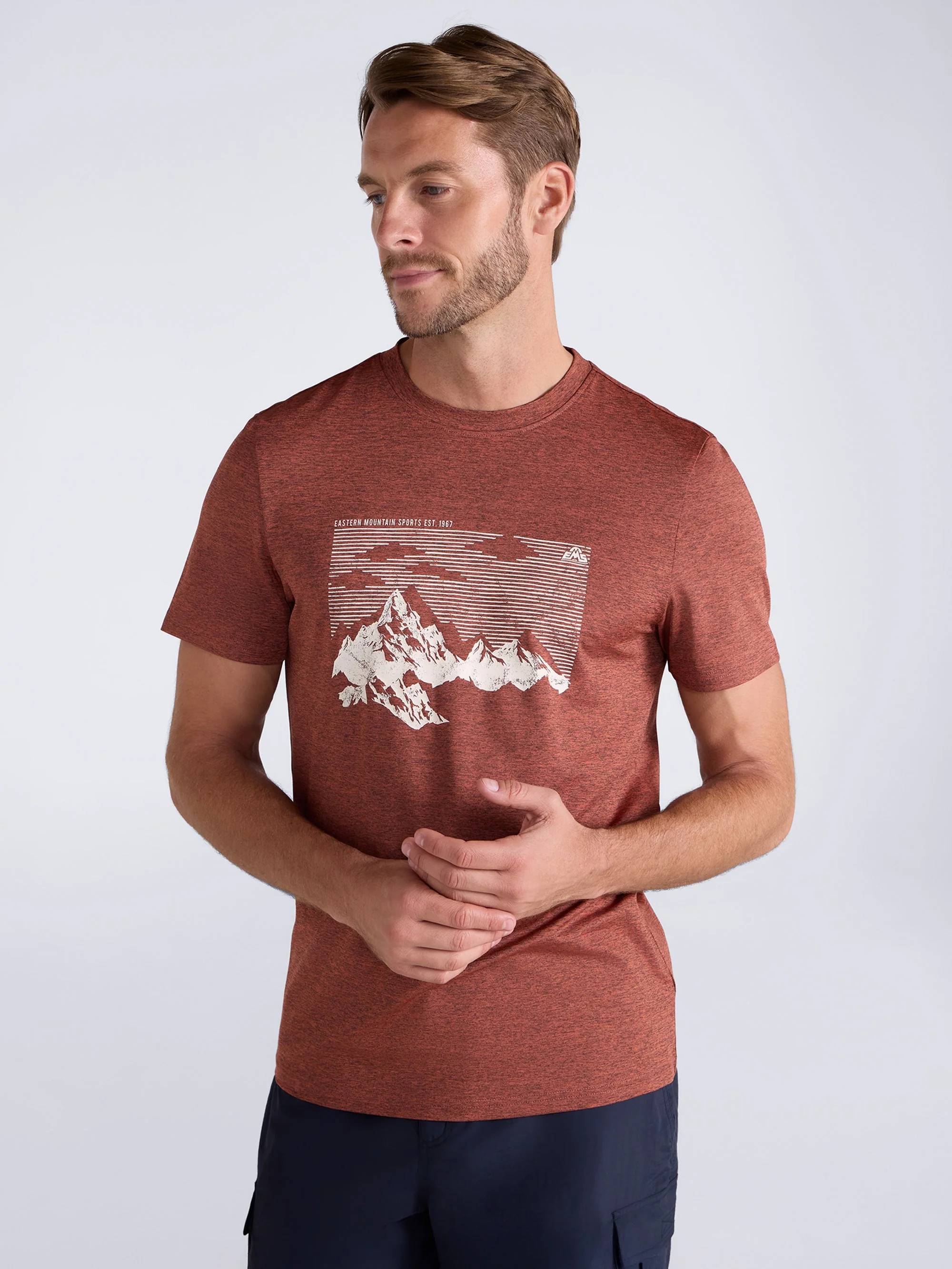 EMS Mens Latero Logo Hybrid Graphic Tee - Image 9
