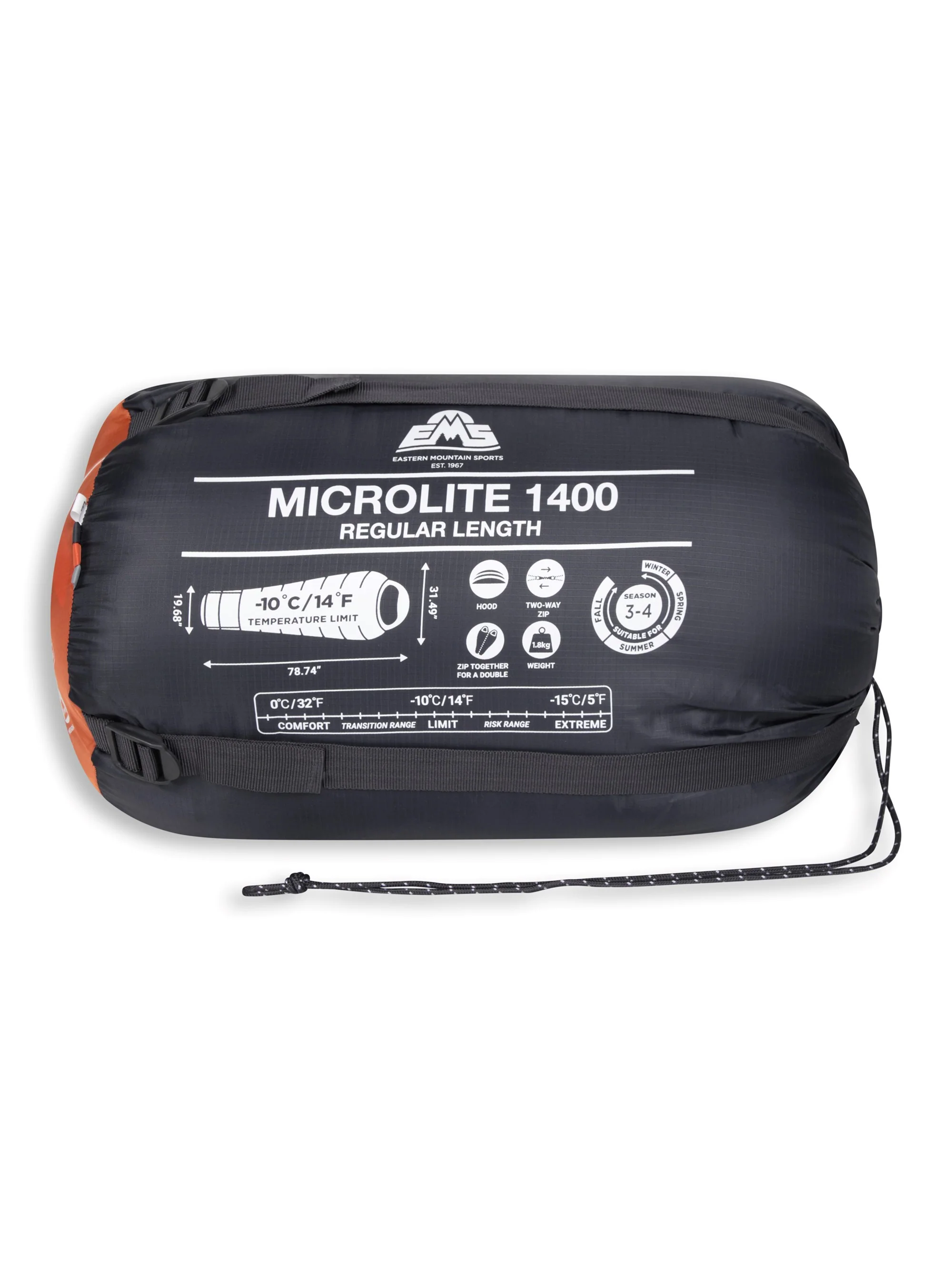 EMS Microlite 1400 Sleeping Bag - Image 10