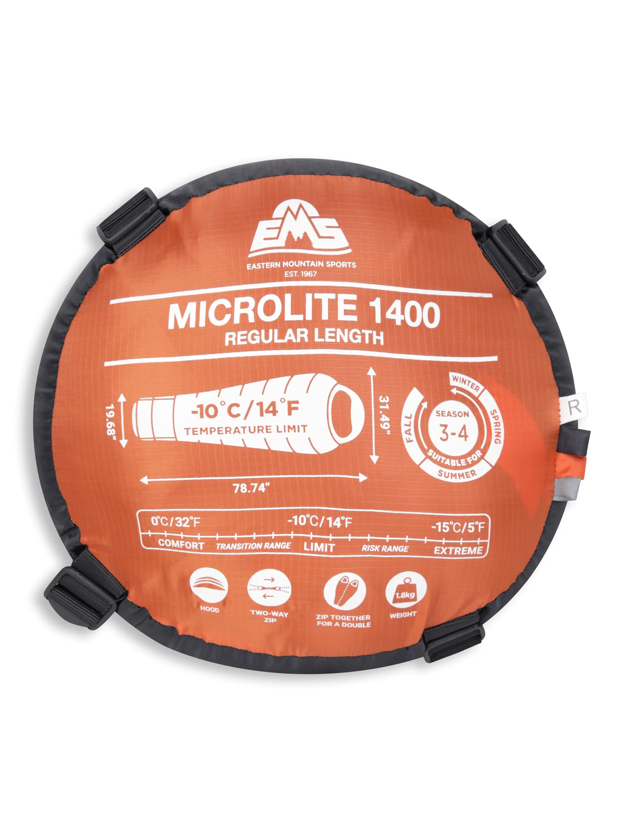 EMS Microlite 1400 Sleeping Bag - Image 9