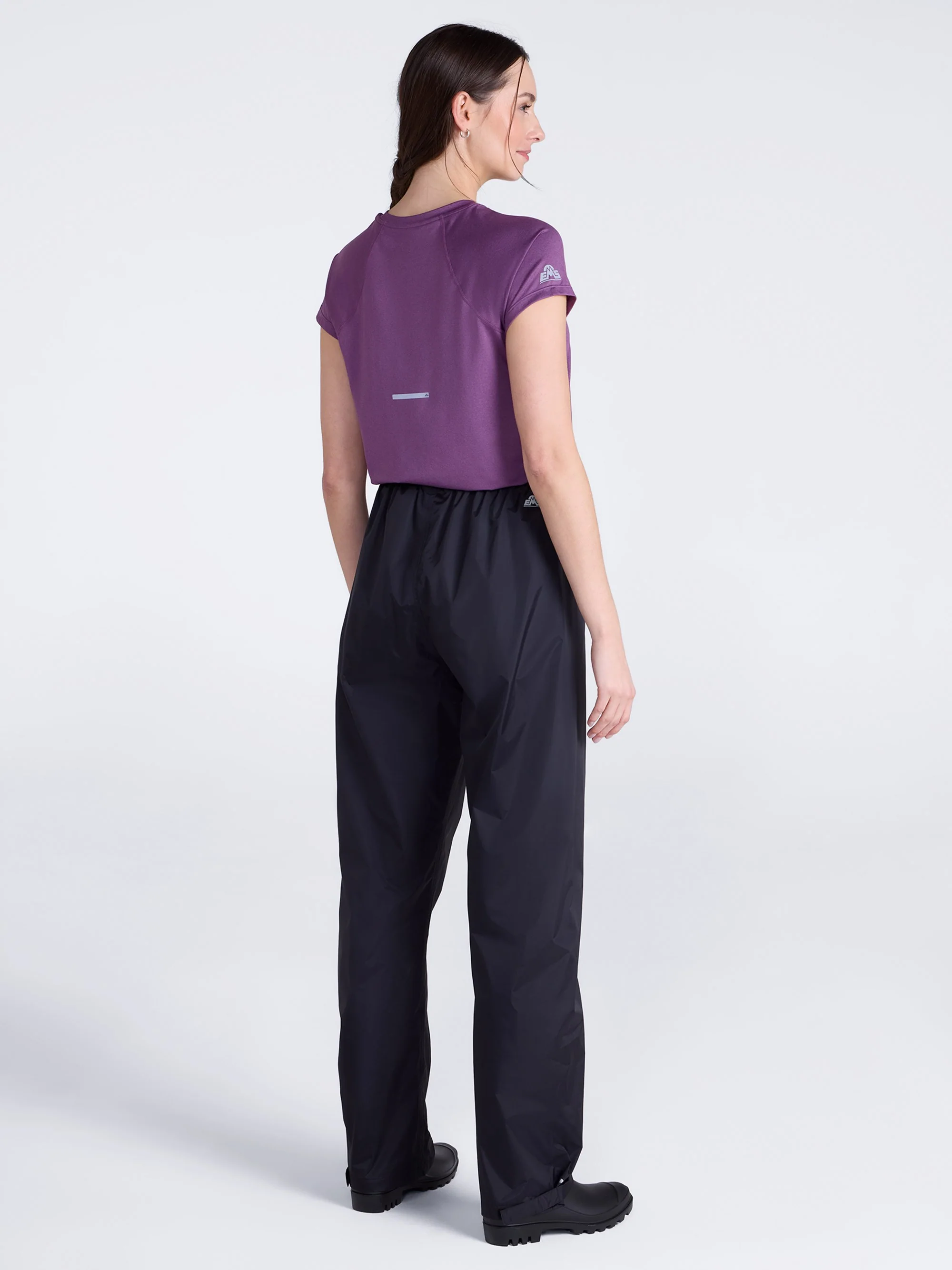 EMS Pakka Womens Lightweight Waterproof Rain Pants - Image 3