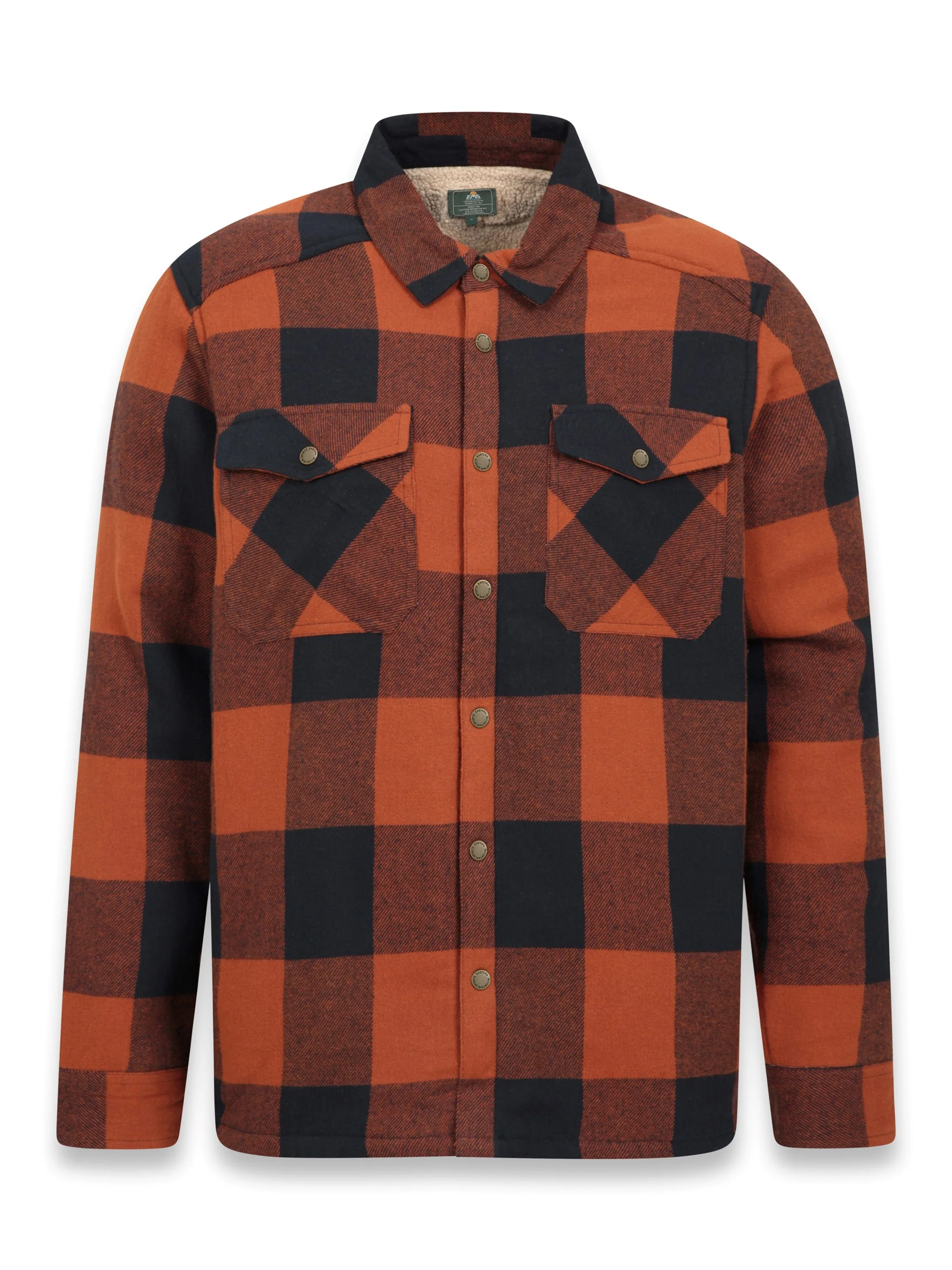 EMS Pinn Mens Borg Lined Flannel Shirt - Image 12