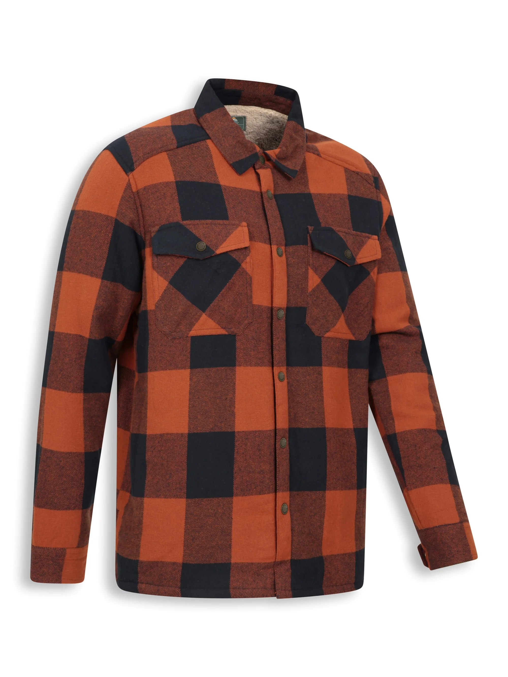 EMS Pinn Mens Borg Lined Flannel Shirt - Image 13