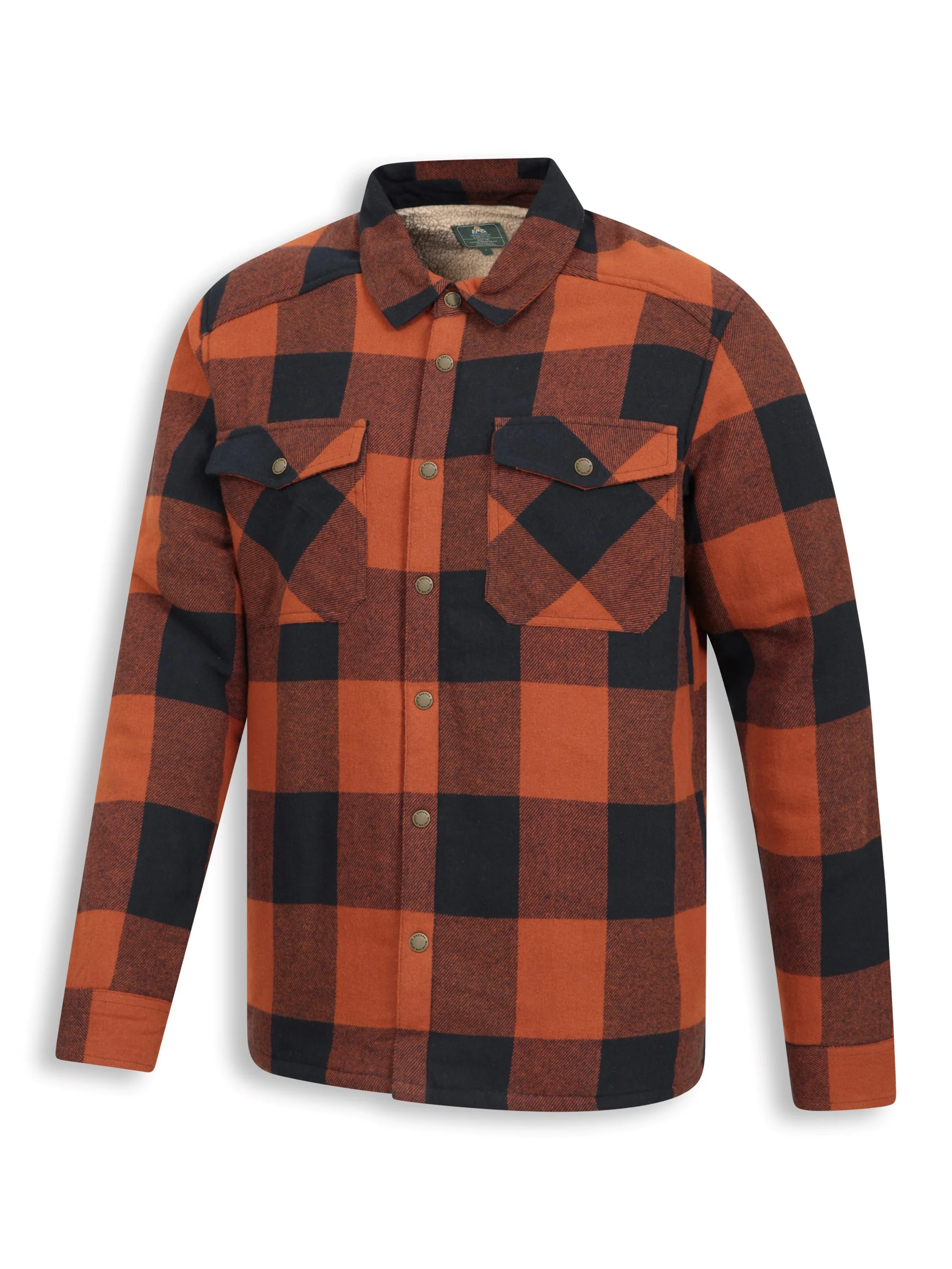 EMS Pinn Mens Borg Lined Flannel Shirt - Image 15
