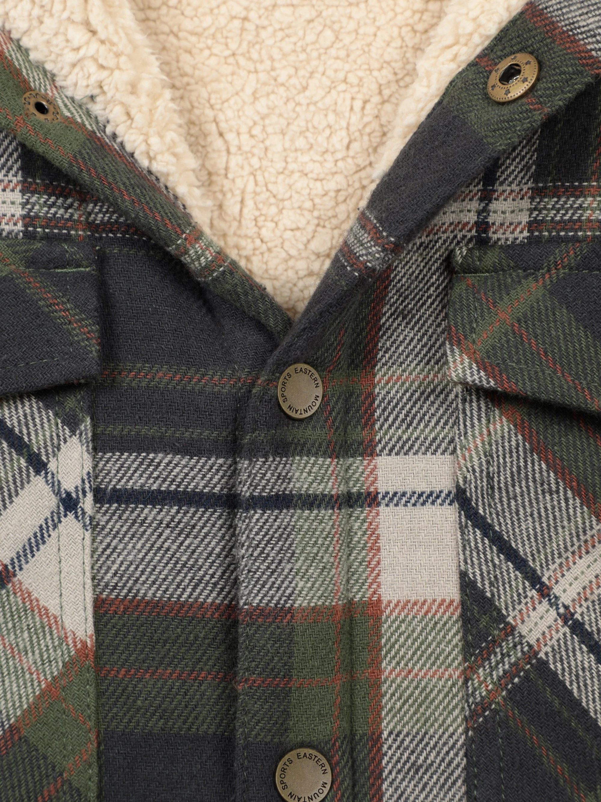 EMS Pinn Mens Borg Lined Flannel Shirt - Image 8