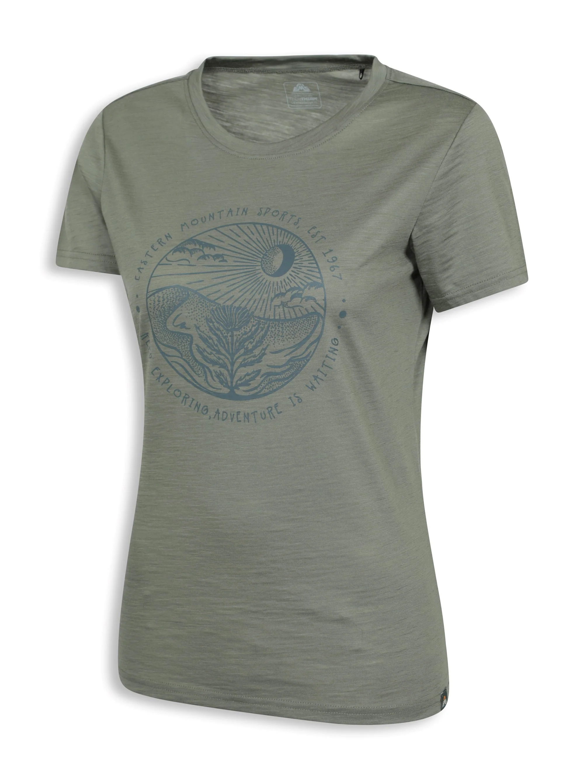 EMS Quest Womens Printed Thermal Short Sleeve Top - Image 9