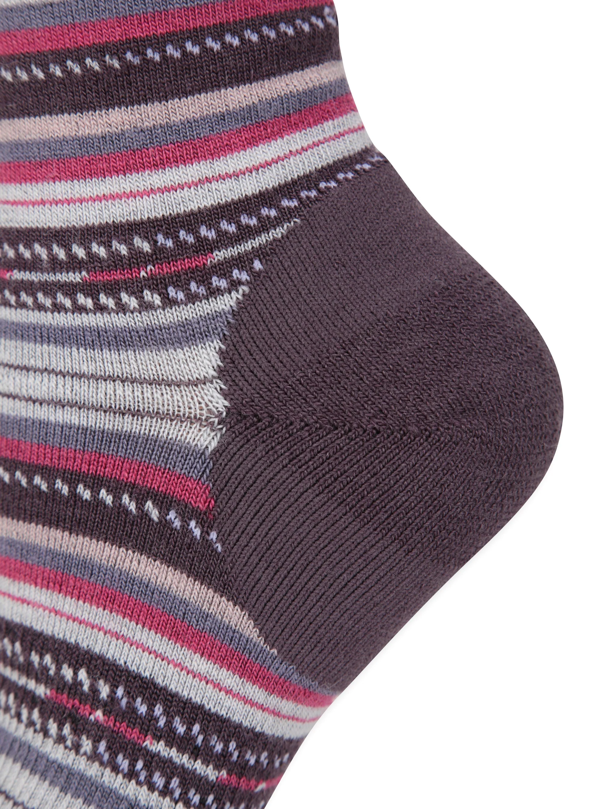 EMS Striped Merino Womens Everyday Crew Sock - Image 3