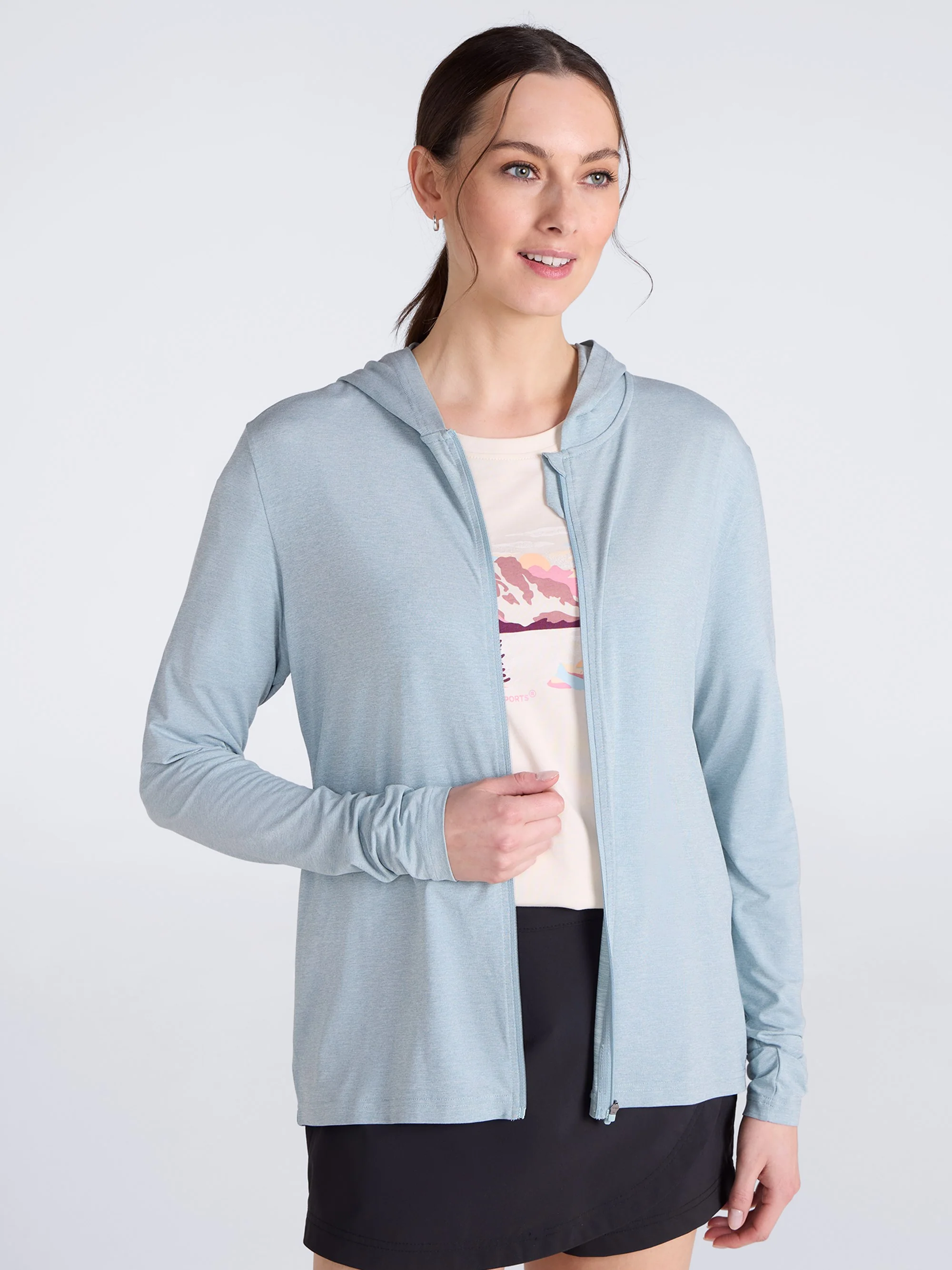 EMS Sunguard Womens Zipped Hoodie