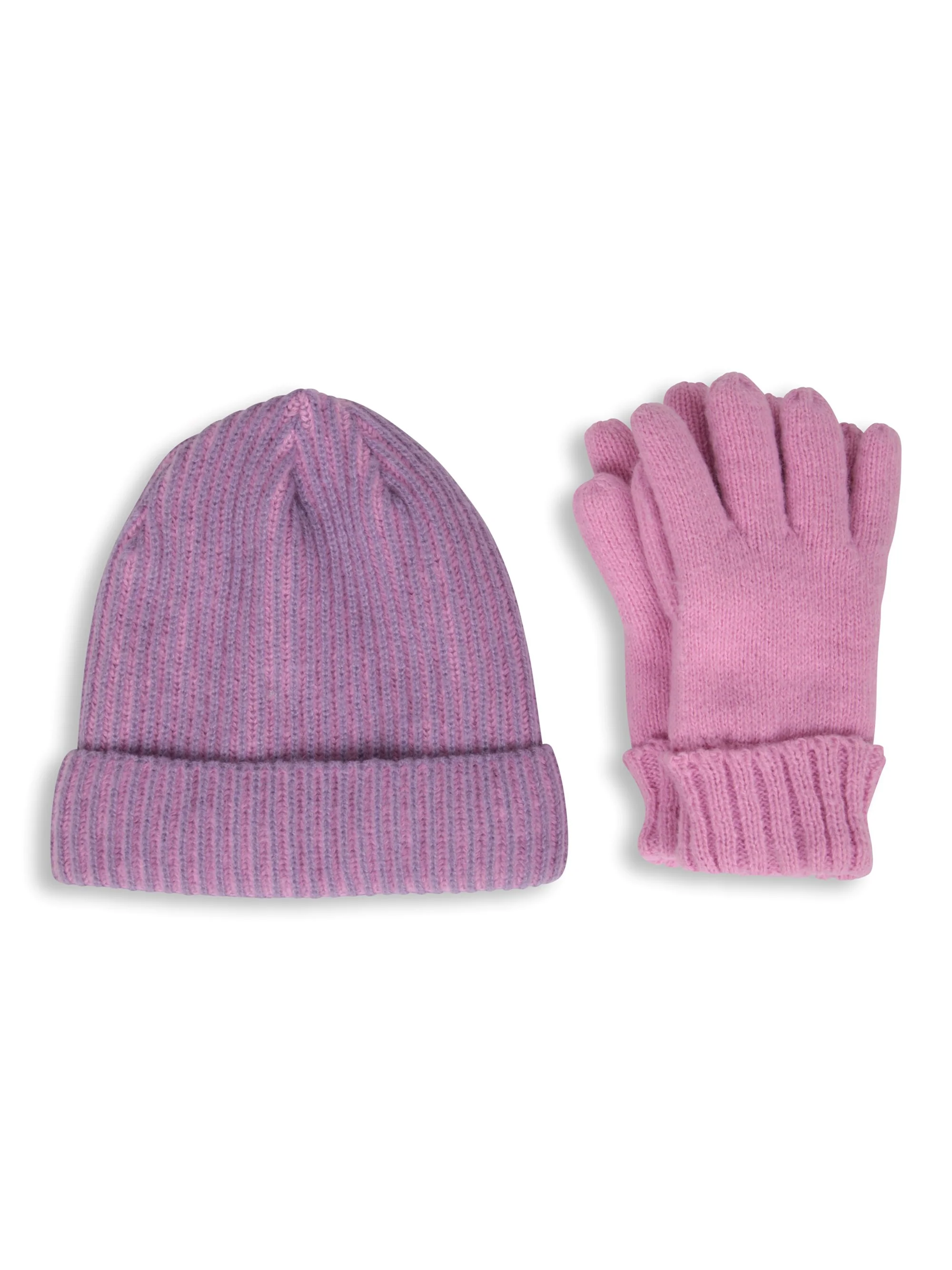 EMS TechTherm Ribbed Kids Fur Lined Beanie and Glove Set - Image 12