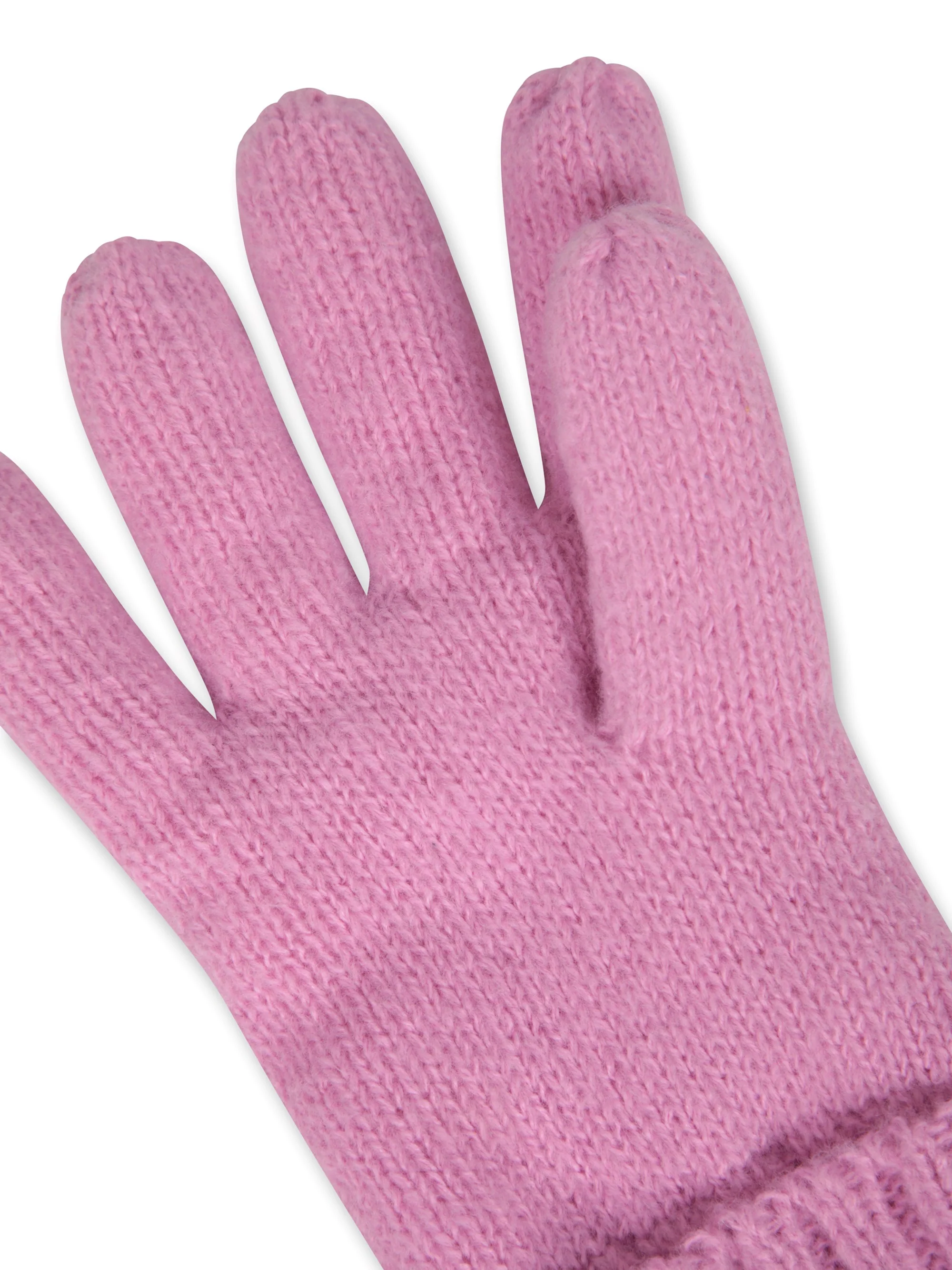 EMS TechTherm Ribbed Kids Fur Lined Beanie and Glove Set - Image 16