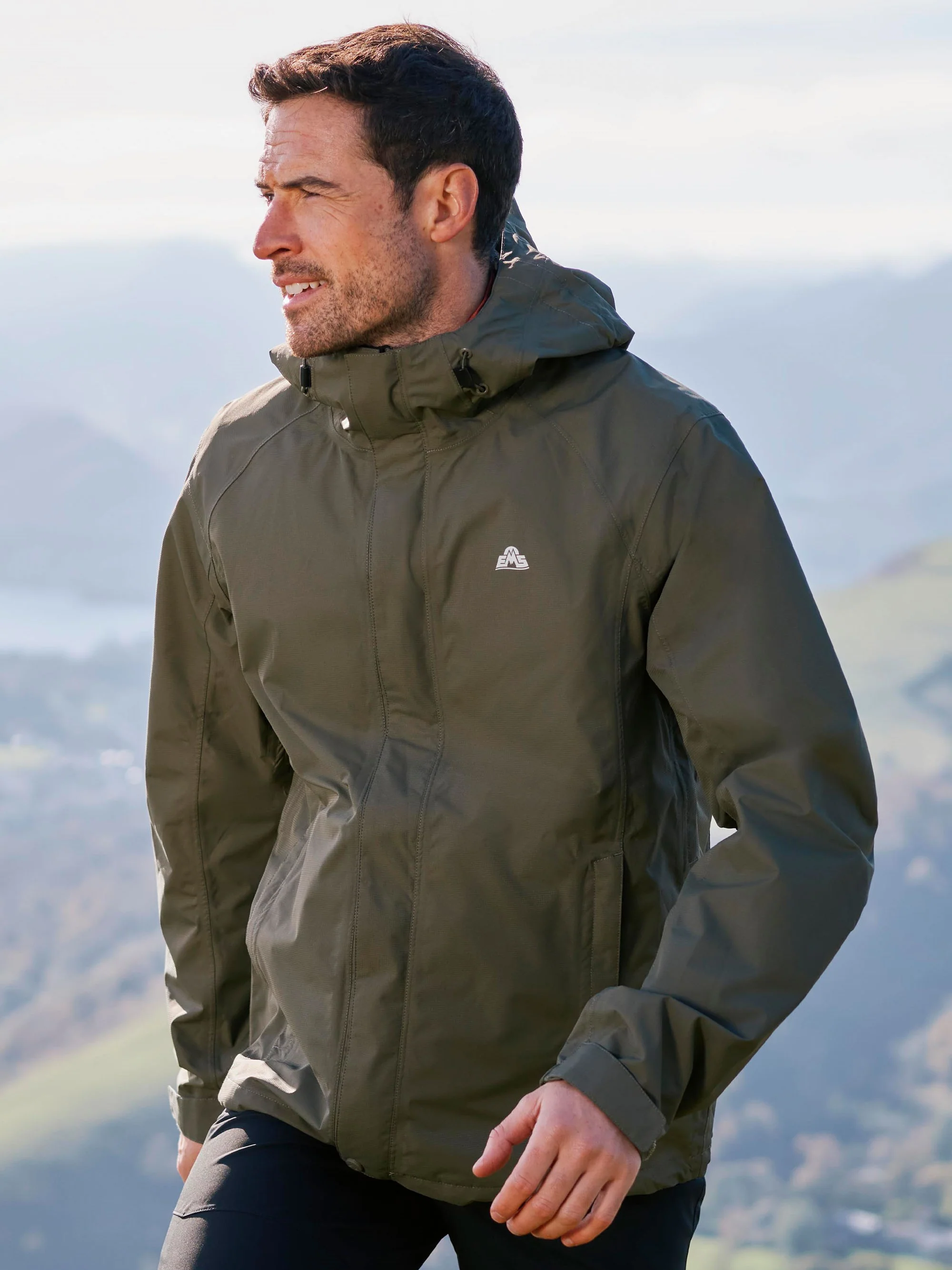 EMS Thunderhead Mens 2.5 Layer Extreme Packable Rain Jacket - Image 12