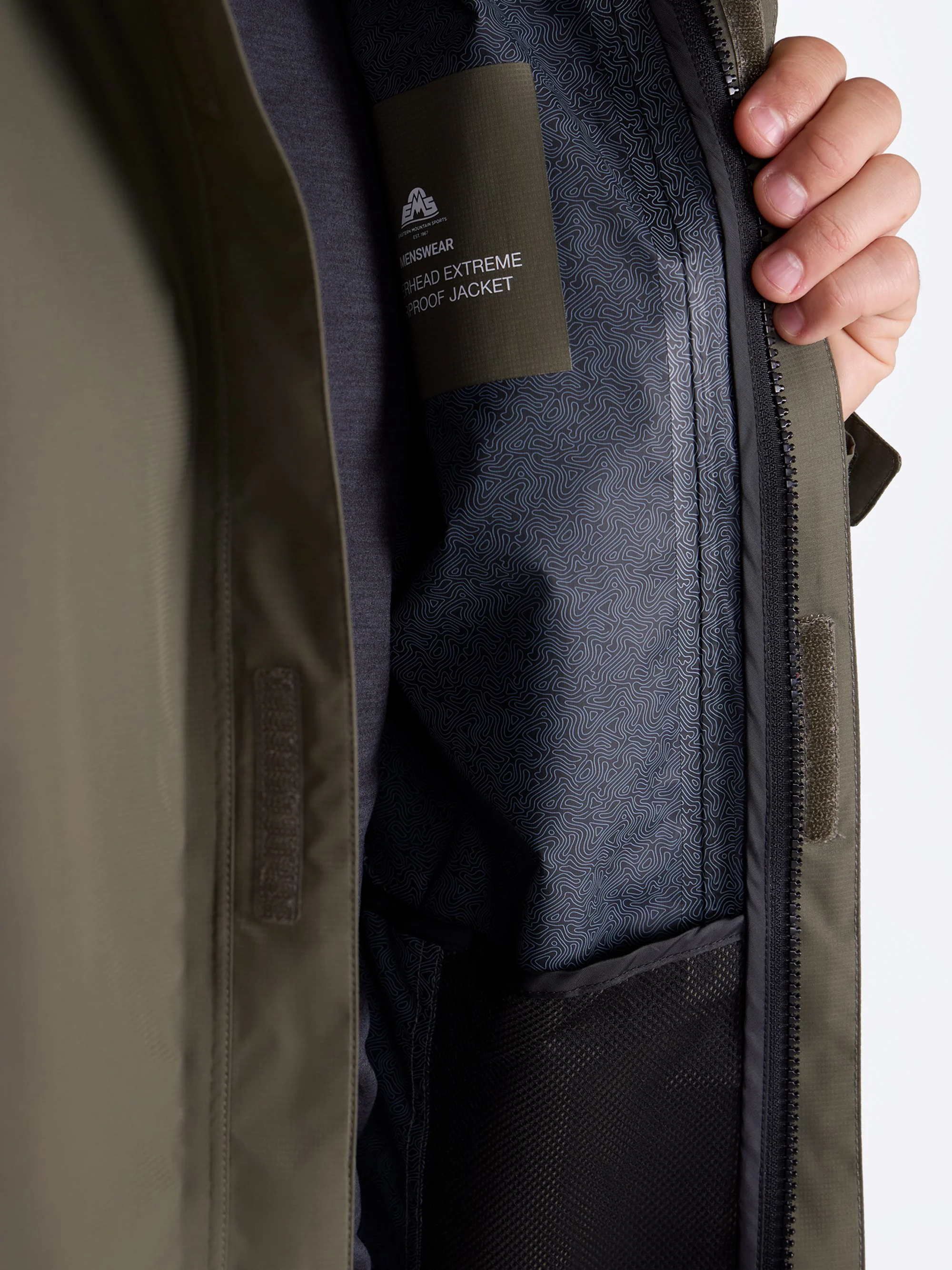 EMS Thunderhead Mens 2.5 Layer Extreme Packable Rain Jacket - Image 16