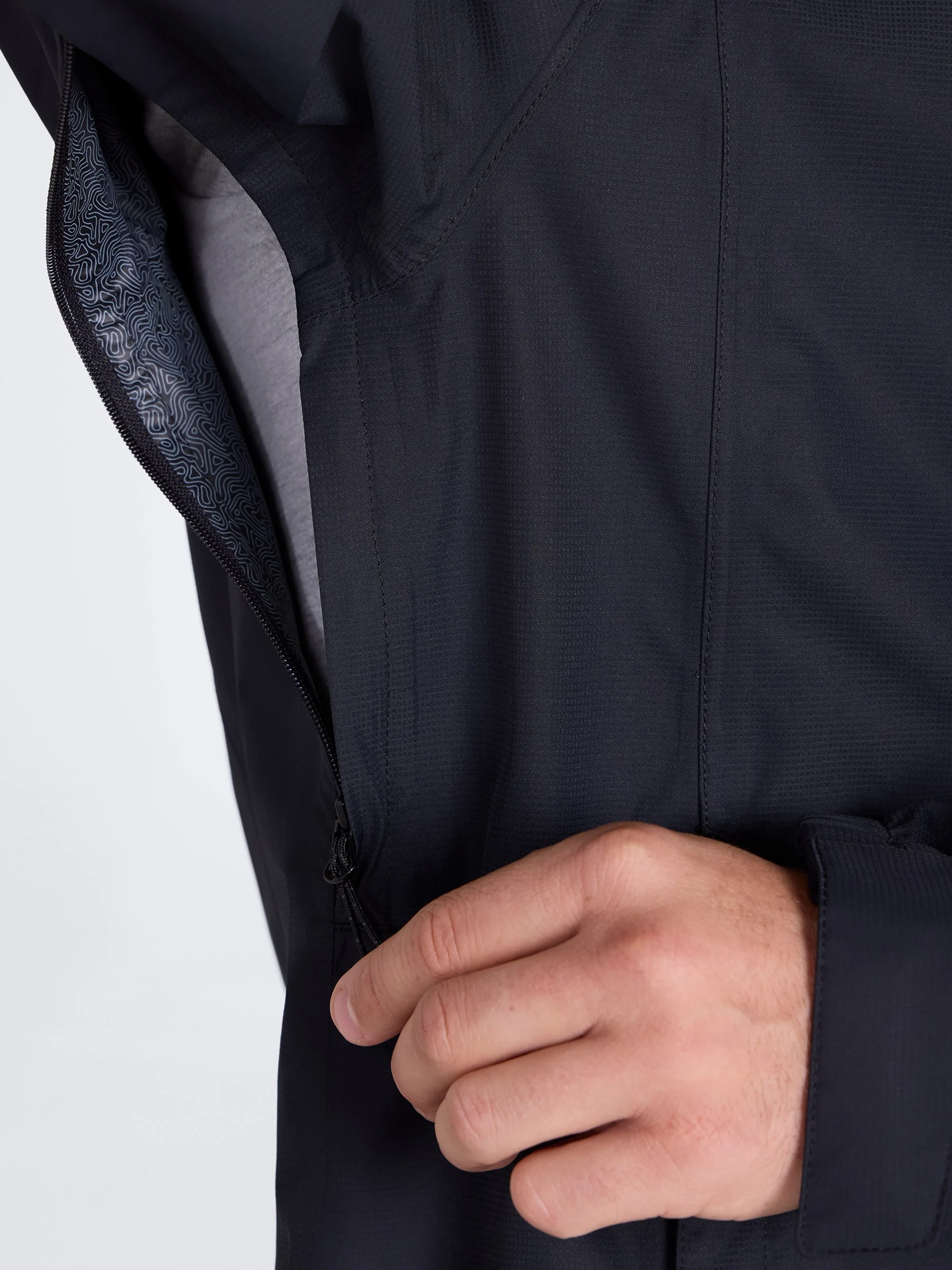 EMS Thunderhead Mens 2.5 Layer Extreme Packable Rain Jacket - Image 3
