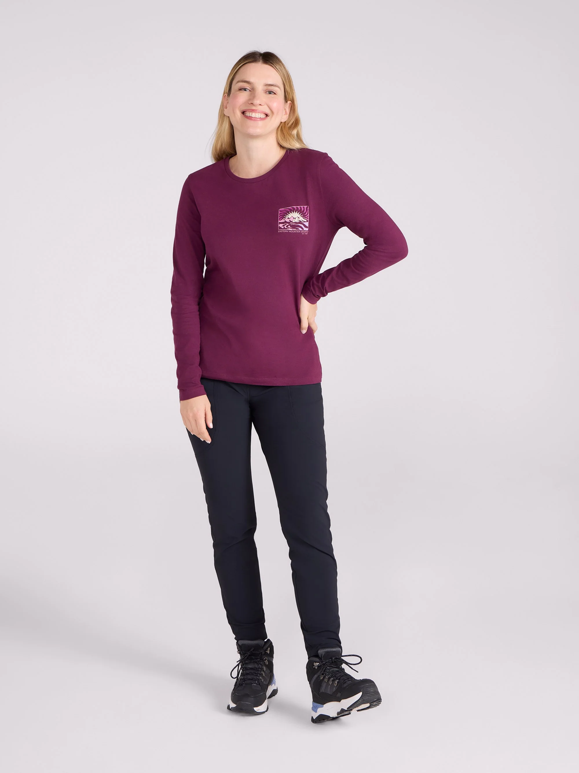EMS Womens Graphic Long Sleeve T-Shirt - Image 3