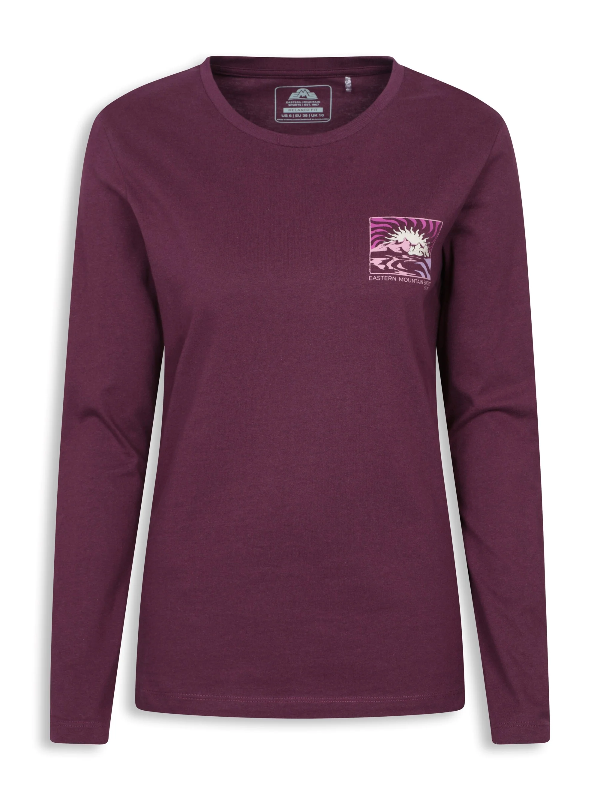 EMS Womens Graphic Long Sleeve T-Shirt - Image 5