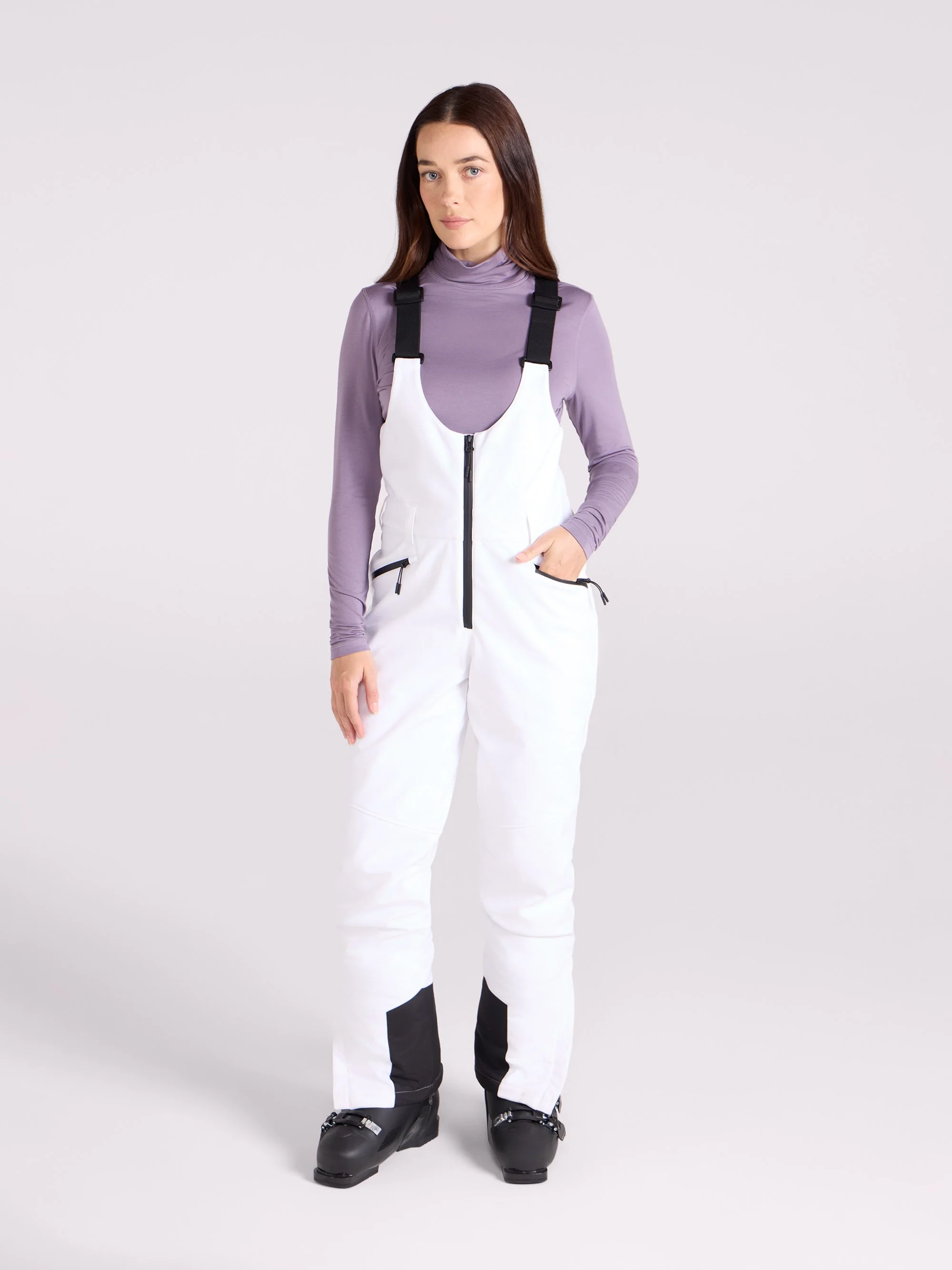 EMS Womens Softshell Bib Front Ski Pants - Image 13