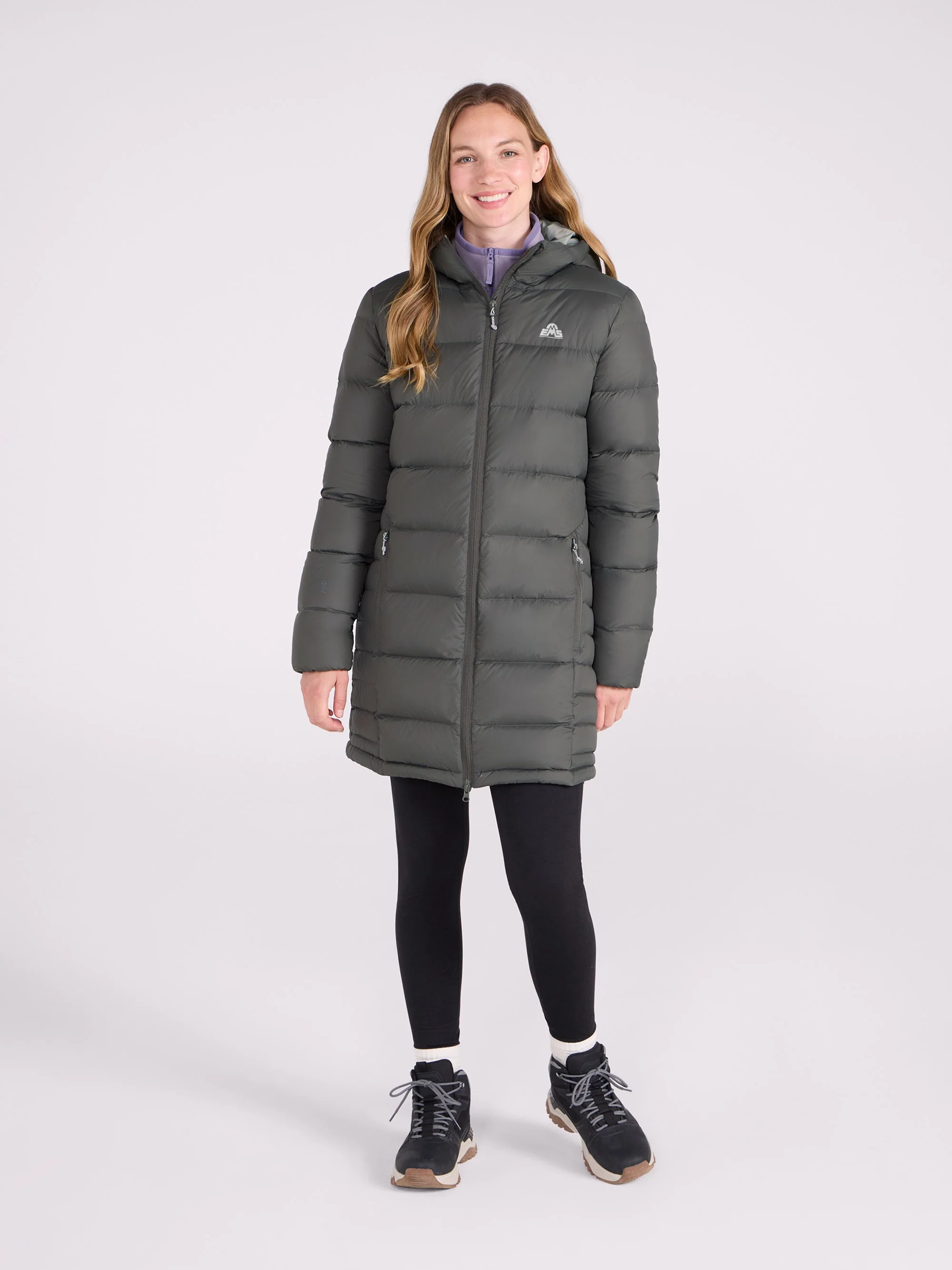EMS Womens Stratus Packable Long Down Jacket - Image 13