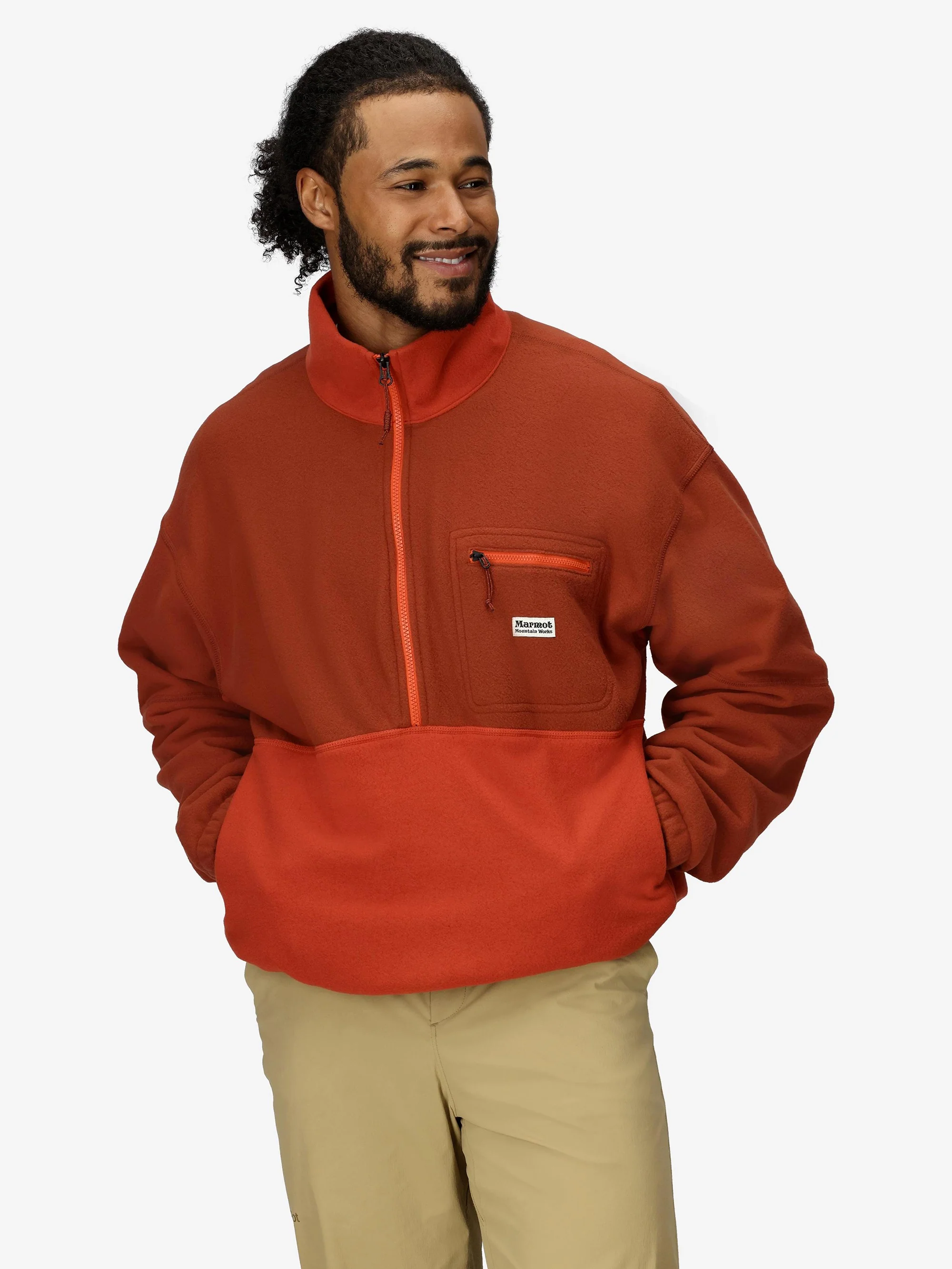 Marmot Mens Retro Rocklin 1/2-Zip Fleece - Image 6