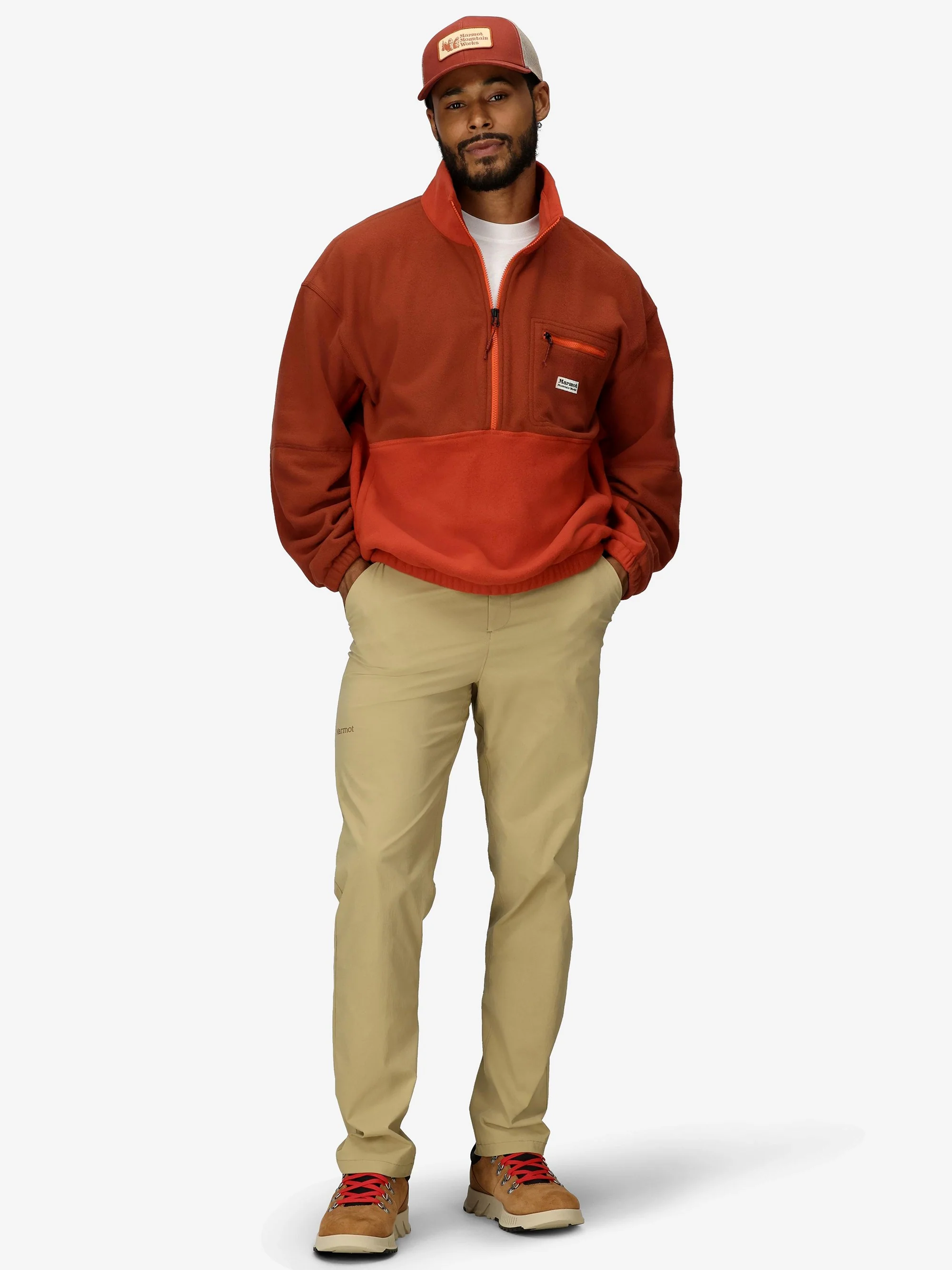 Marmot Mens Retro Rocklin 1/2-Zip Fleece - Image 8
