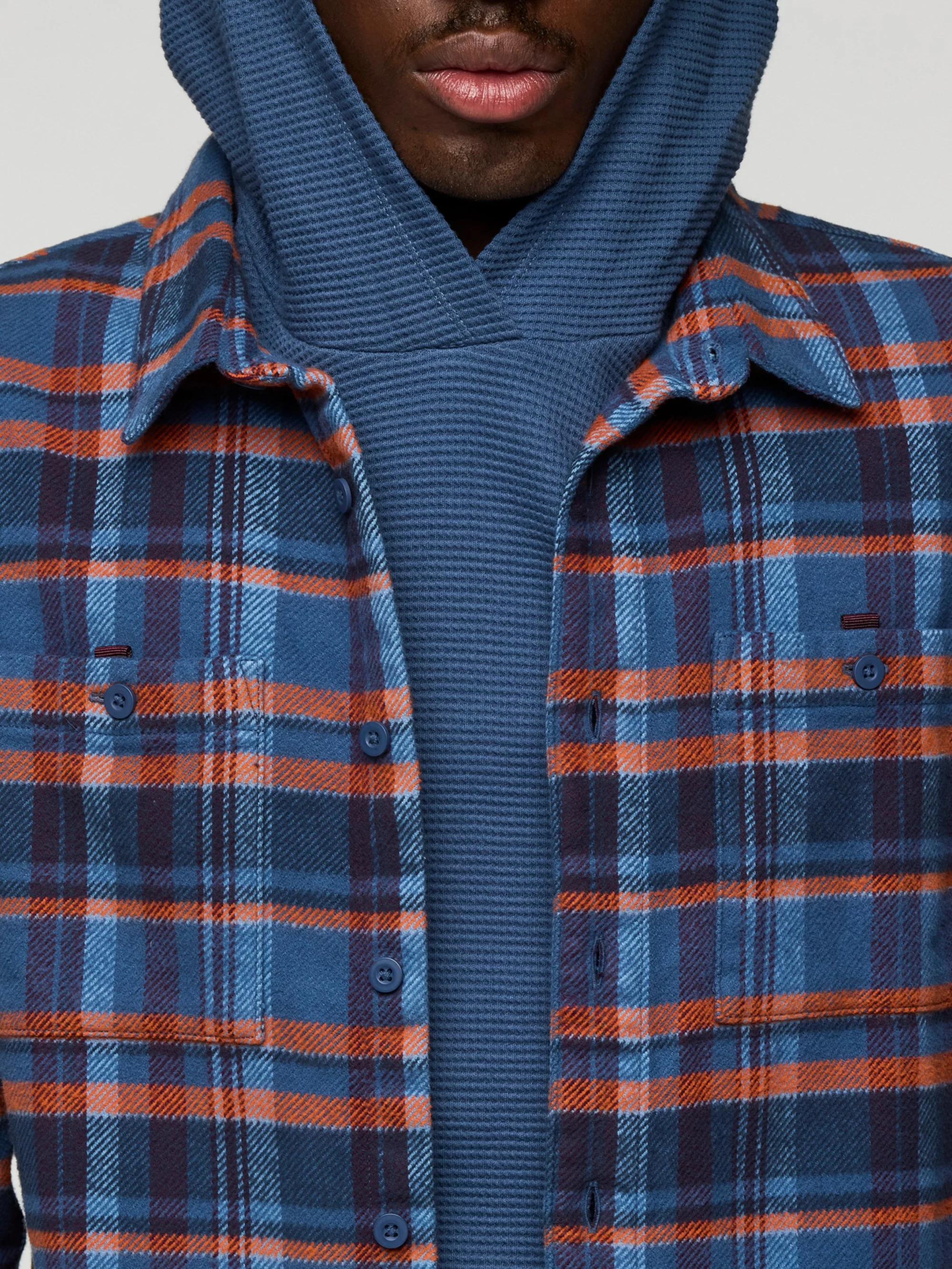 Mero Mens Organic Flannel Shirt - Image 15