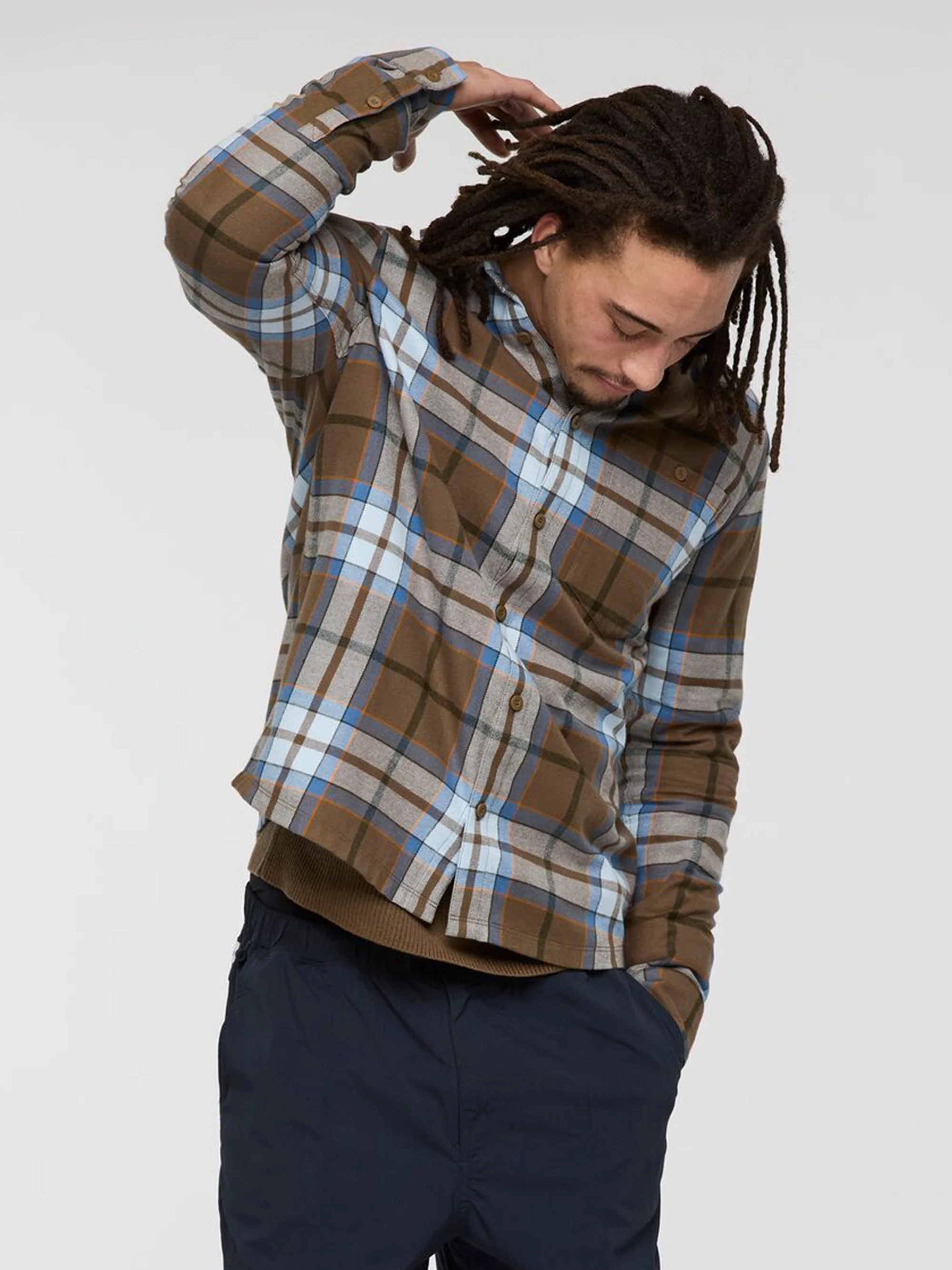 Mero Mens Organic Flannel Shirt - Image 7
