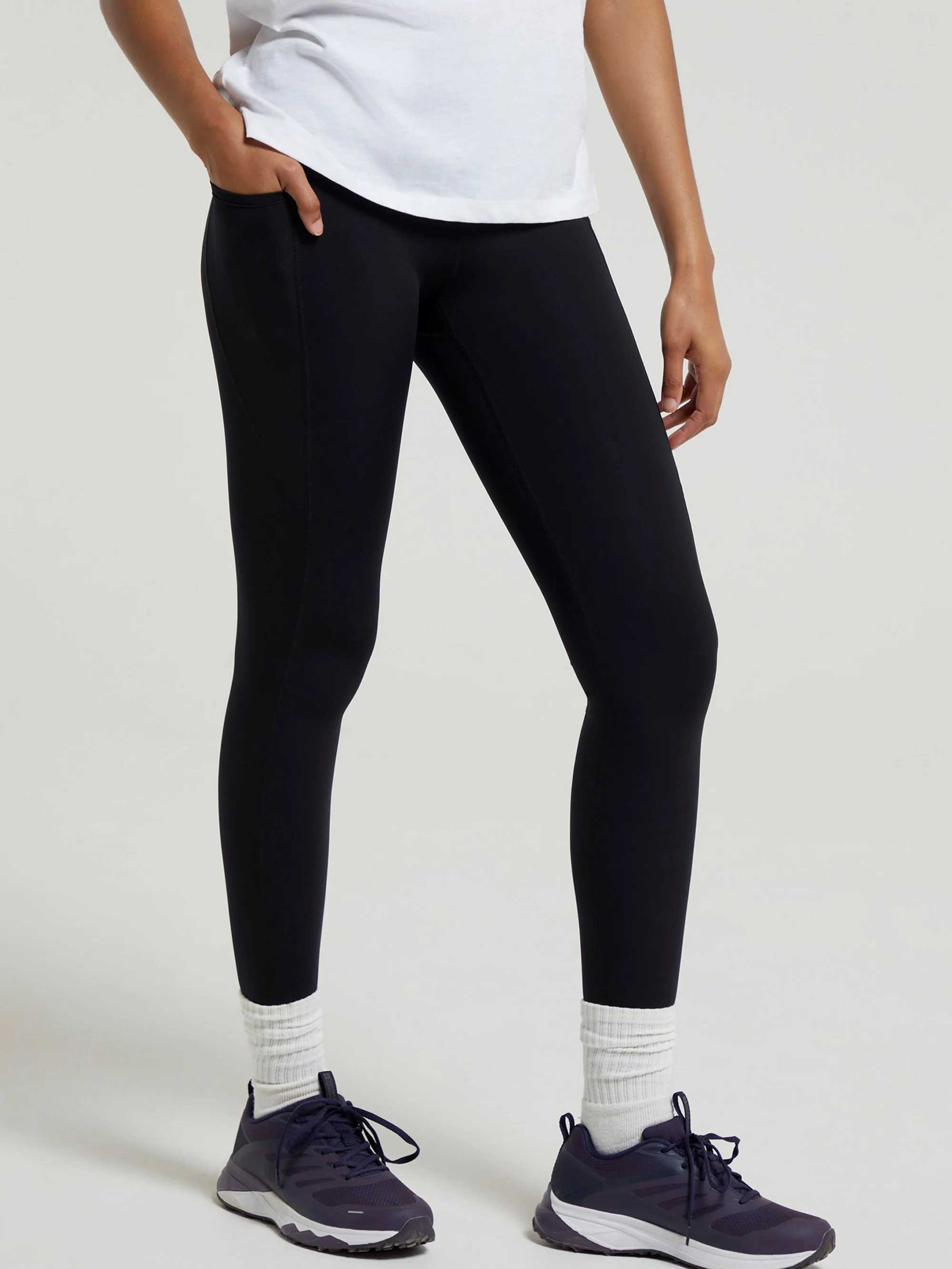Mountain Warehouse Blackout High-Waisted Womens Full-Length Leggings