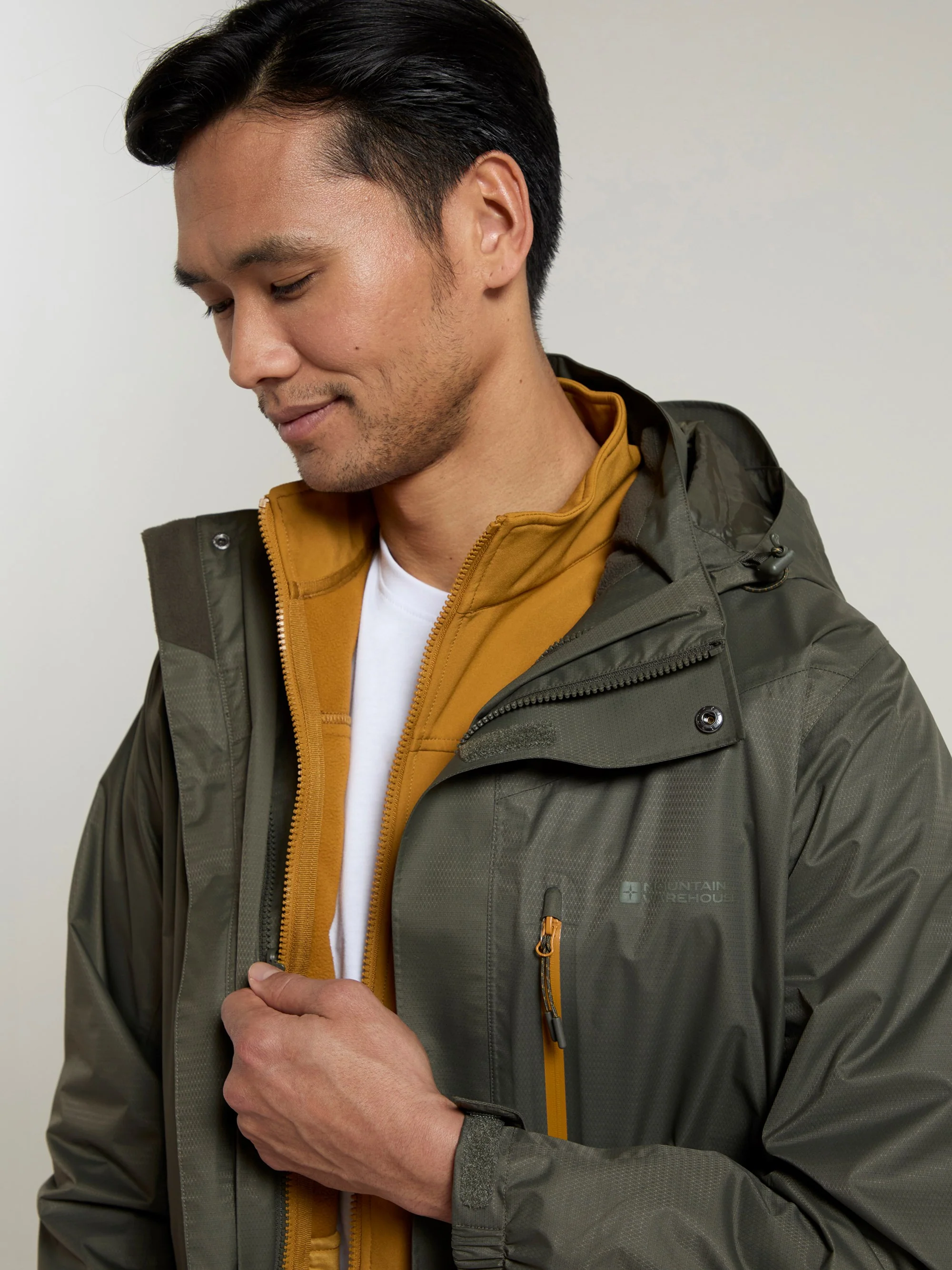 Mountain Warehouse Bracken Extreme Mens 3 In 1 Rain Jacket - Image 5