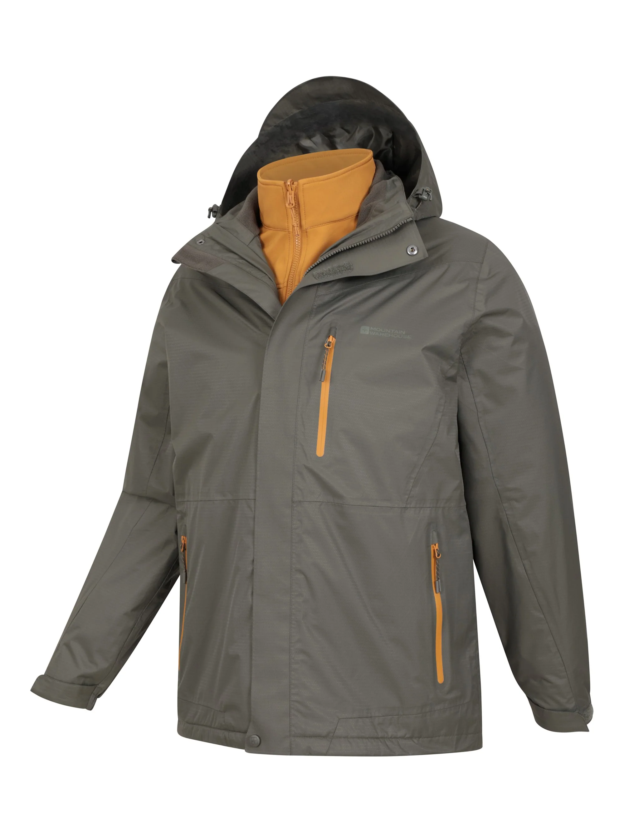 Mountain Warehouse Bracken Extreme Mens 3 In 1 Rain Jacket - Image 9