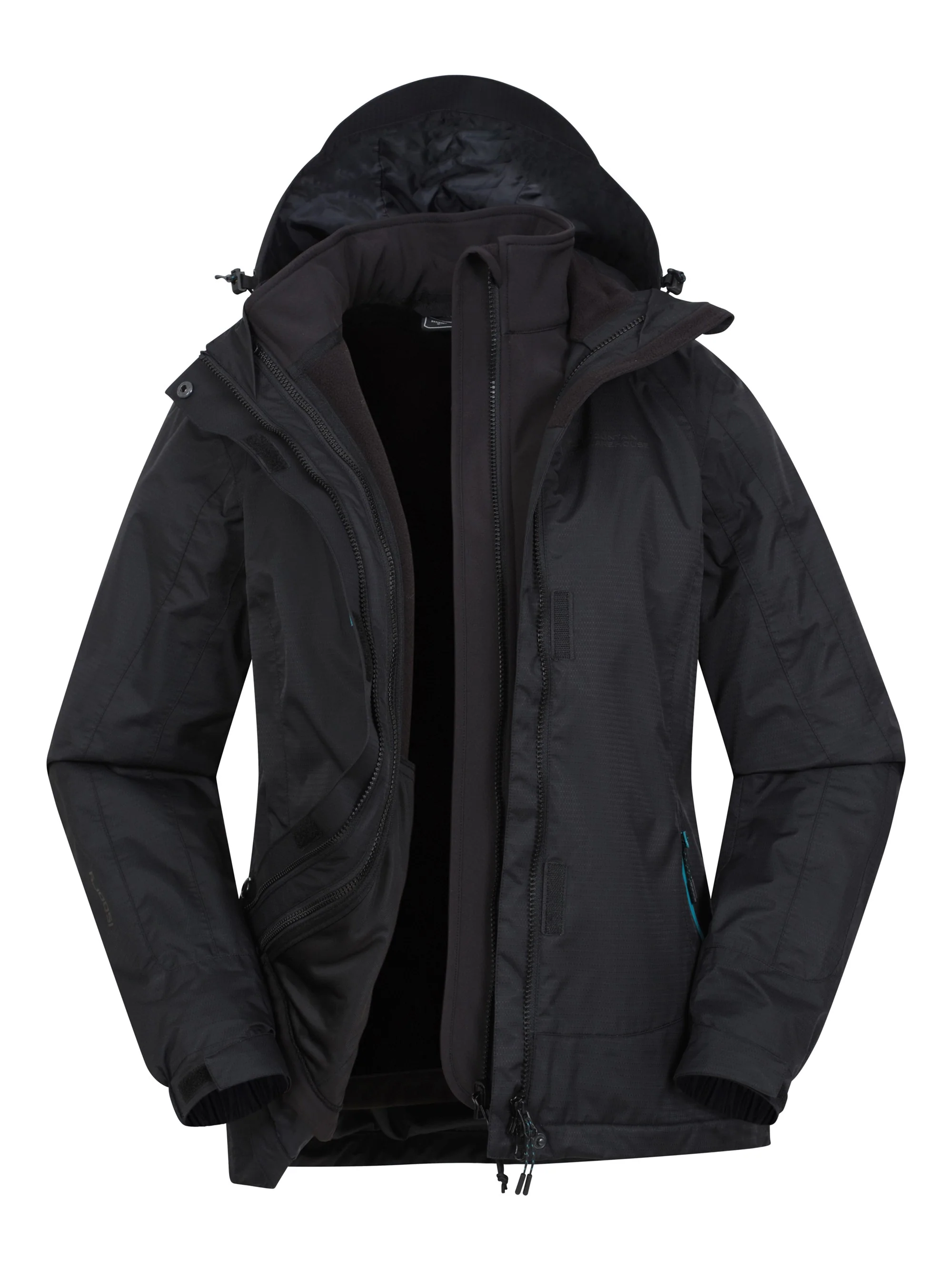 Mountain Warehouse Bracken Extreme Womens 3 in 1 Waterproof Jacket - Image 5