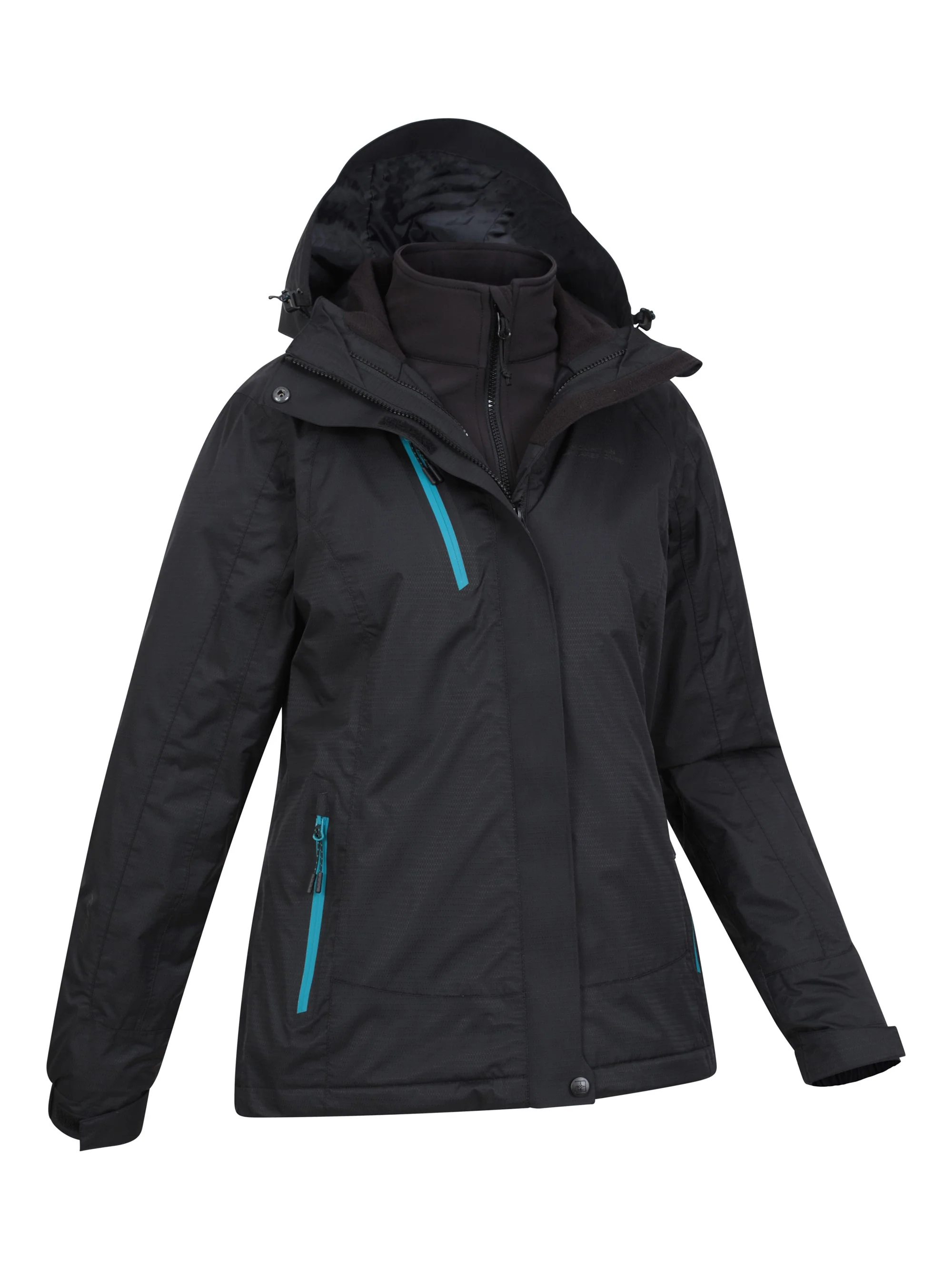 Mountain Warehouse Bracken Extreme Womens 3 in 1 Waterproof Jacket - Image 6