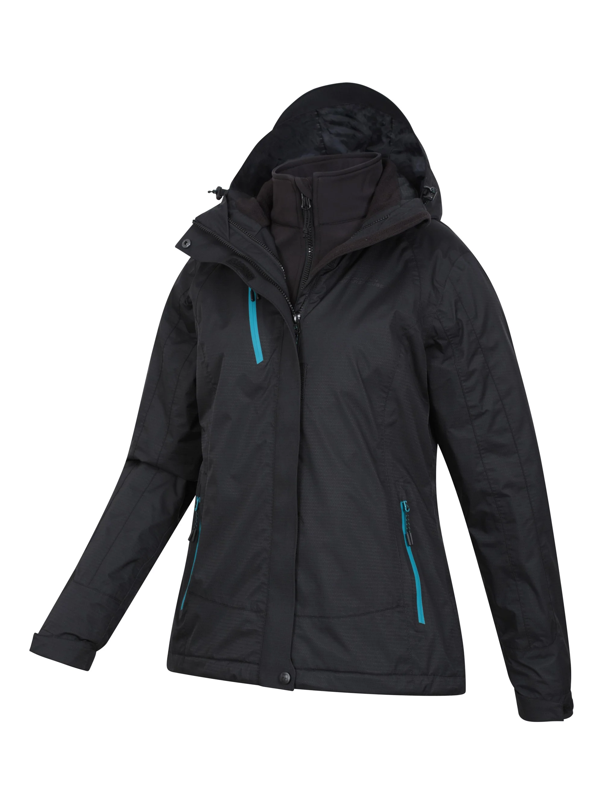 Mountain Warehouse Bracken Extreme Womens 3 in 1 Waterproof Jacket - Image 8