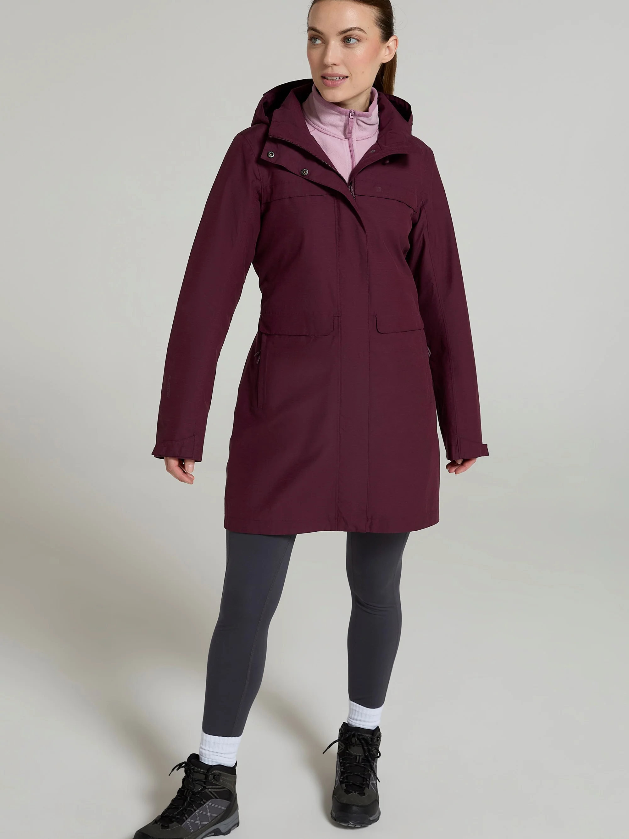 Mountain Warehouse Cloudburst Textured Womens Rain Jacket - Image 16