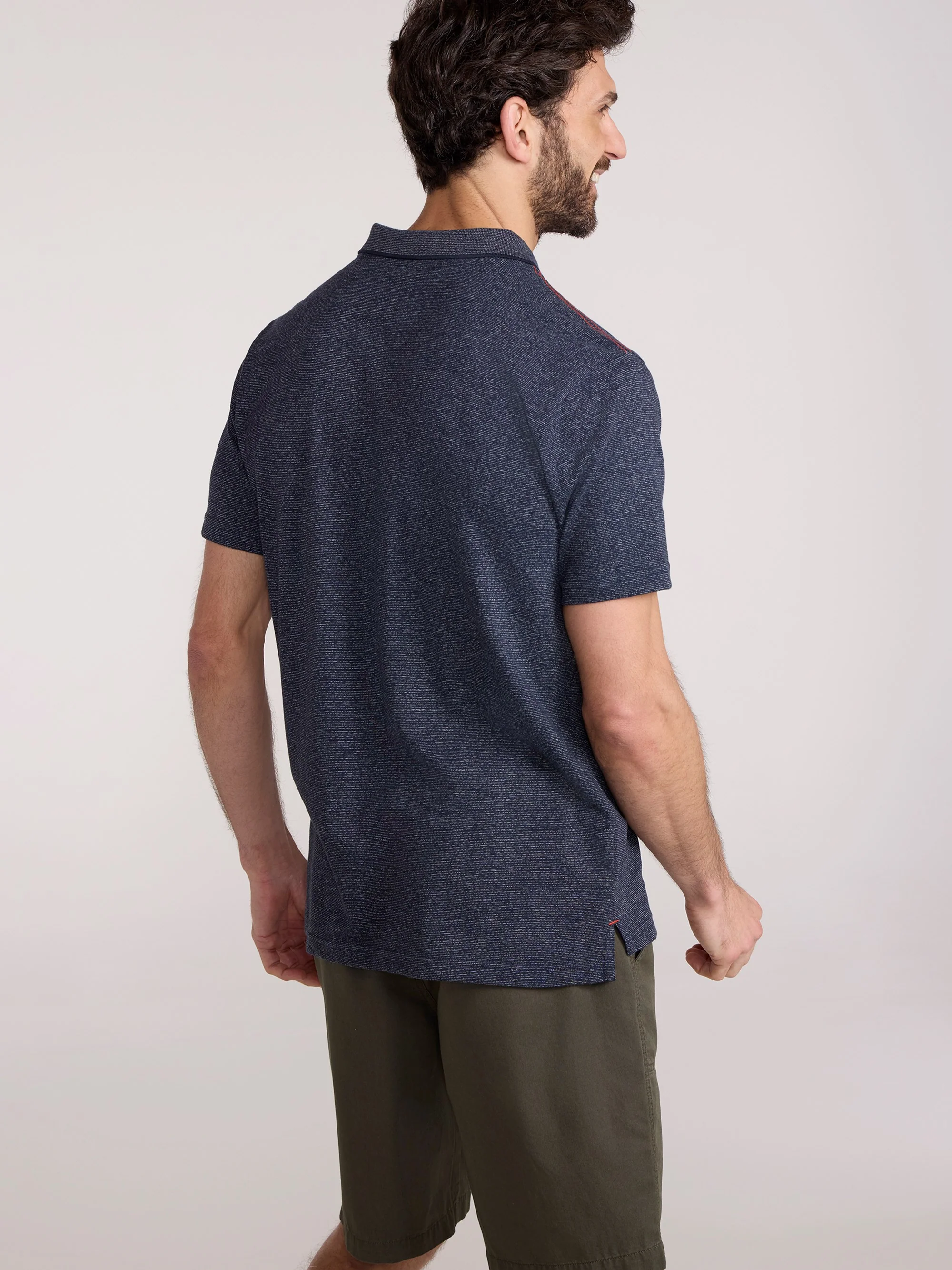 Mountain Warehouse Cordyline Textured Mens Polo - Image 2