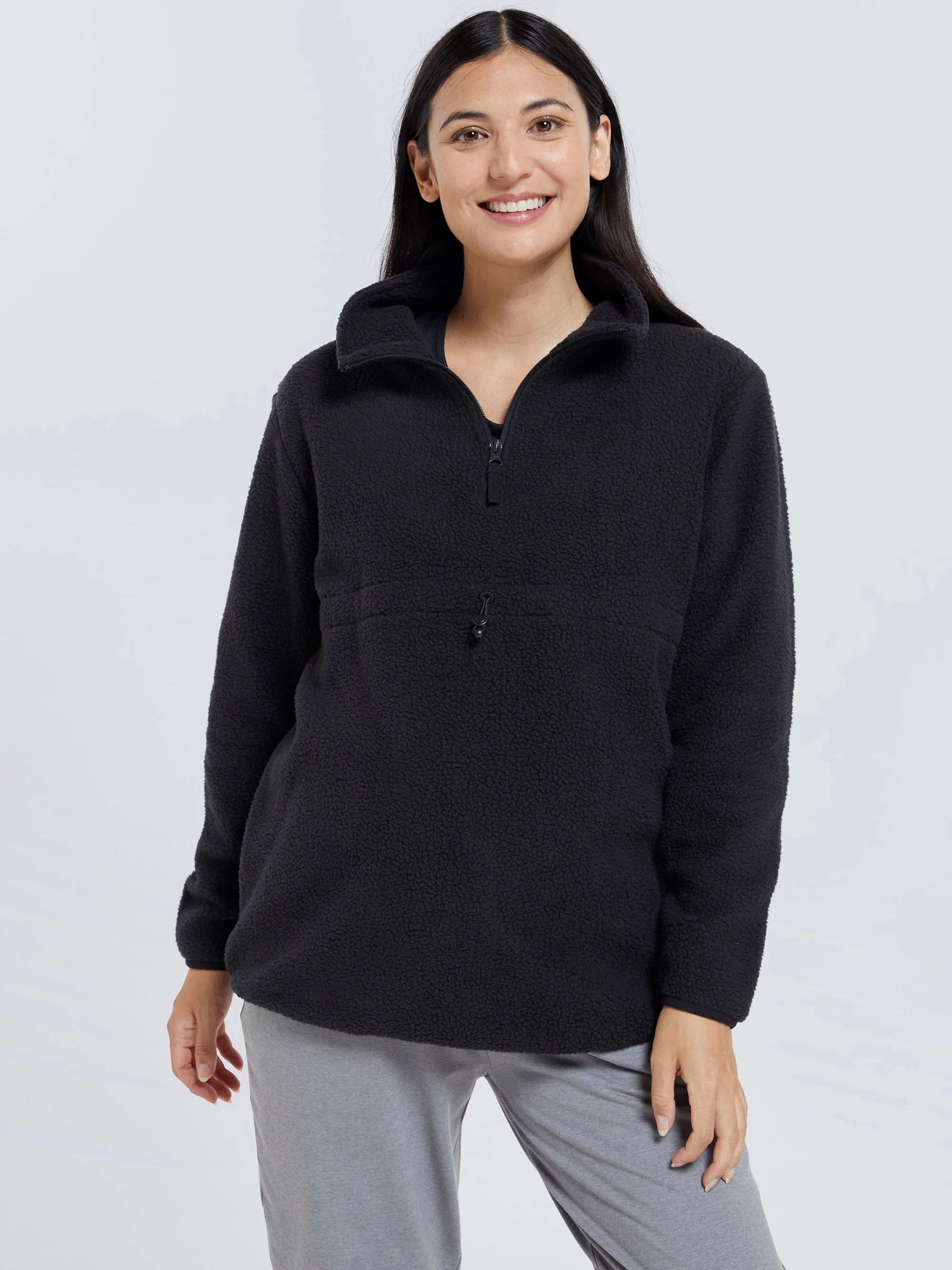 Mountain Warehouse Cozy Sherpa Half-Zip Fleece