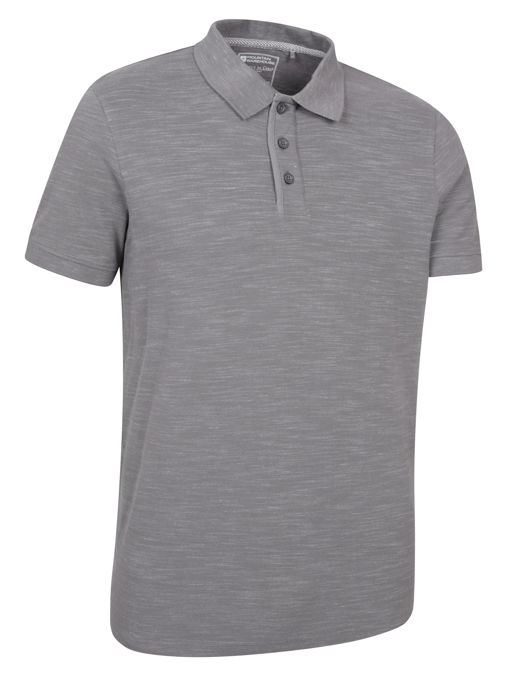 Mountain Warehouse Dawnay Pique Slub Textured Mens Polo Shirt - Image 6