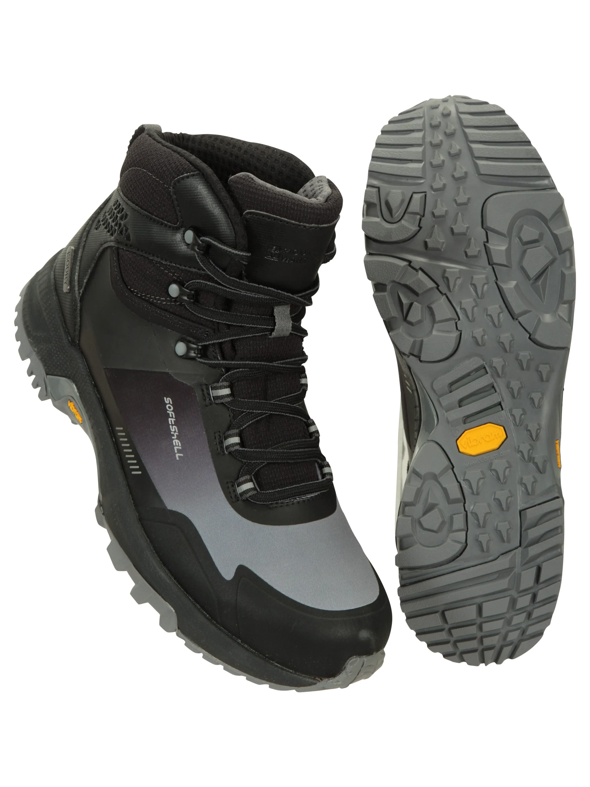 Mountain Warehouse Extreme Spectrum Mens Waterproof Softshell Vibram Hiking Boots - Image 19