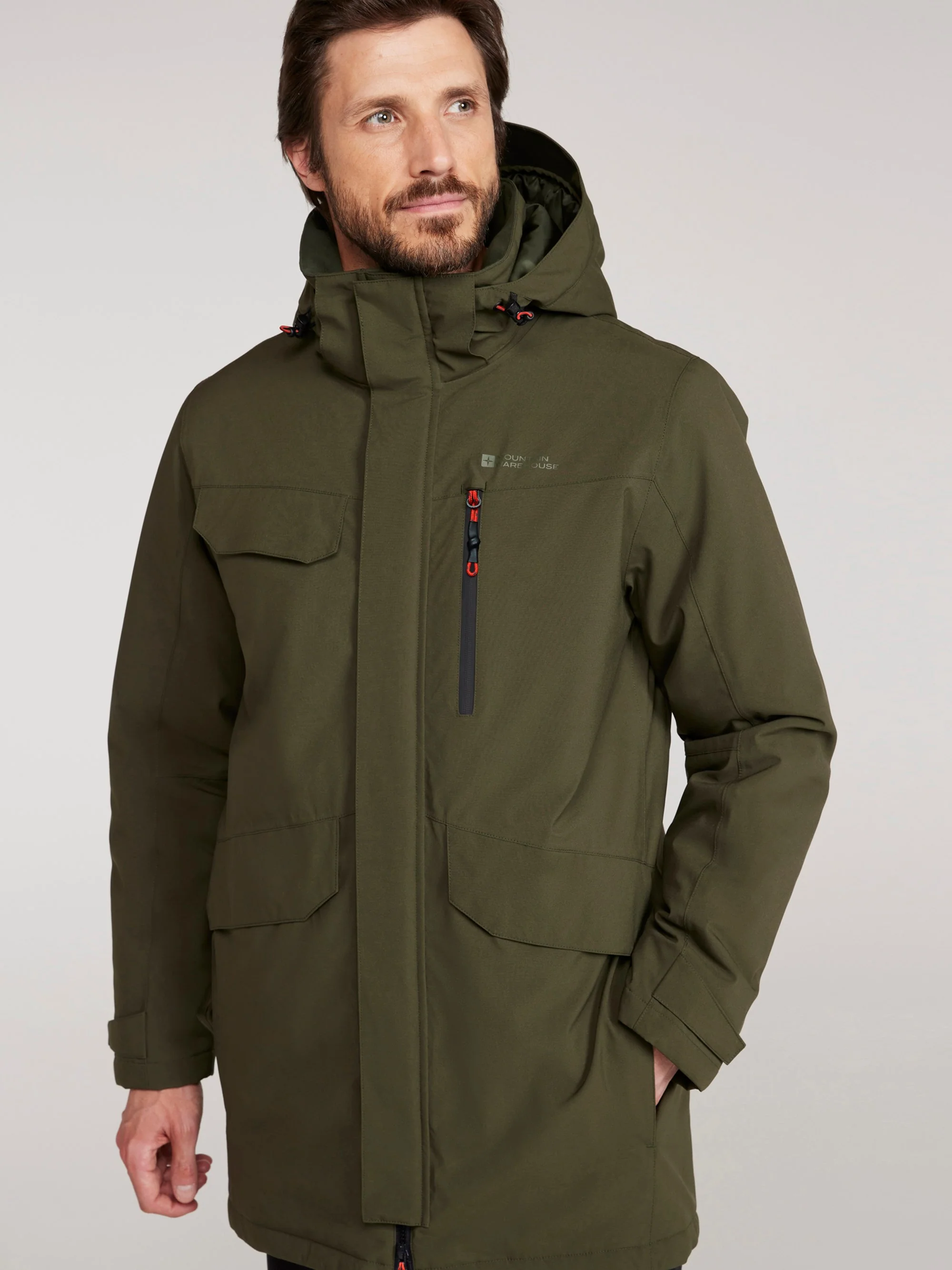 Mountain Warehouse Reid Mens Waterproof Lightweight Padded Jacket - Image 6